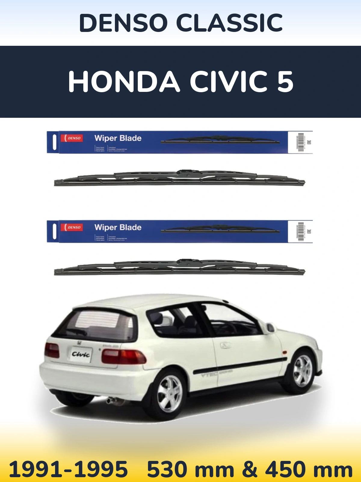 Ștergătoare Denso Classic pentru Honda Civic 5