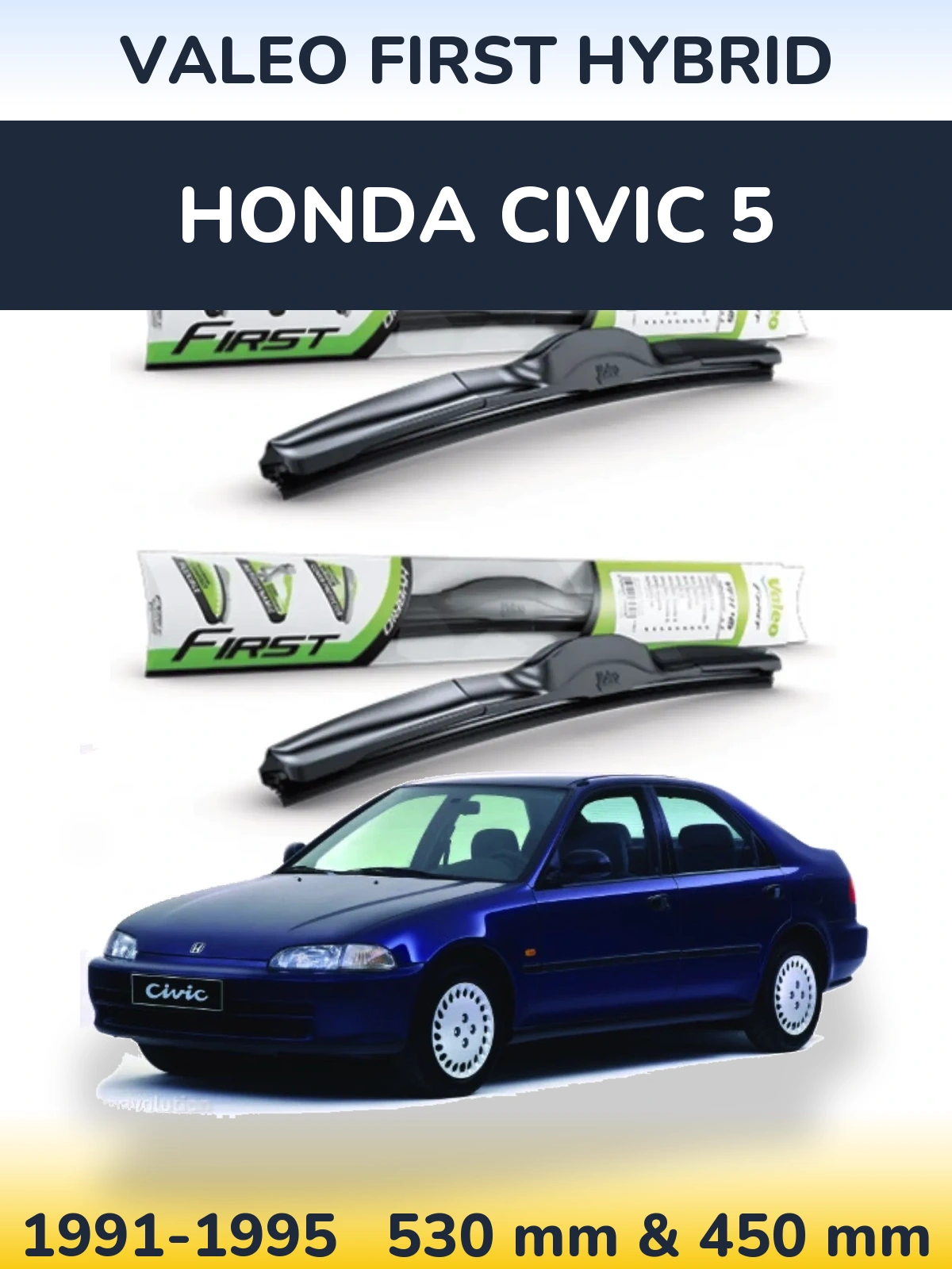 Ștergătoare Valeo First Hybrid pentru Honda Civic 5