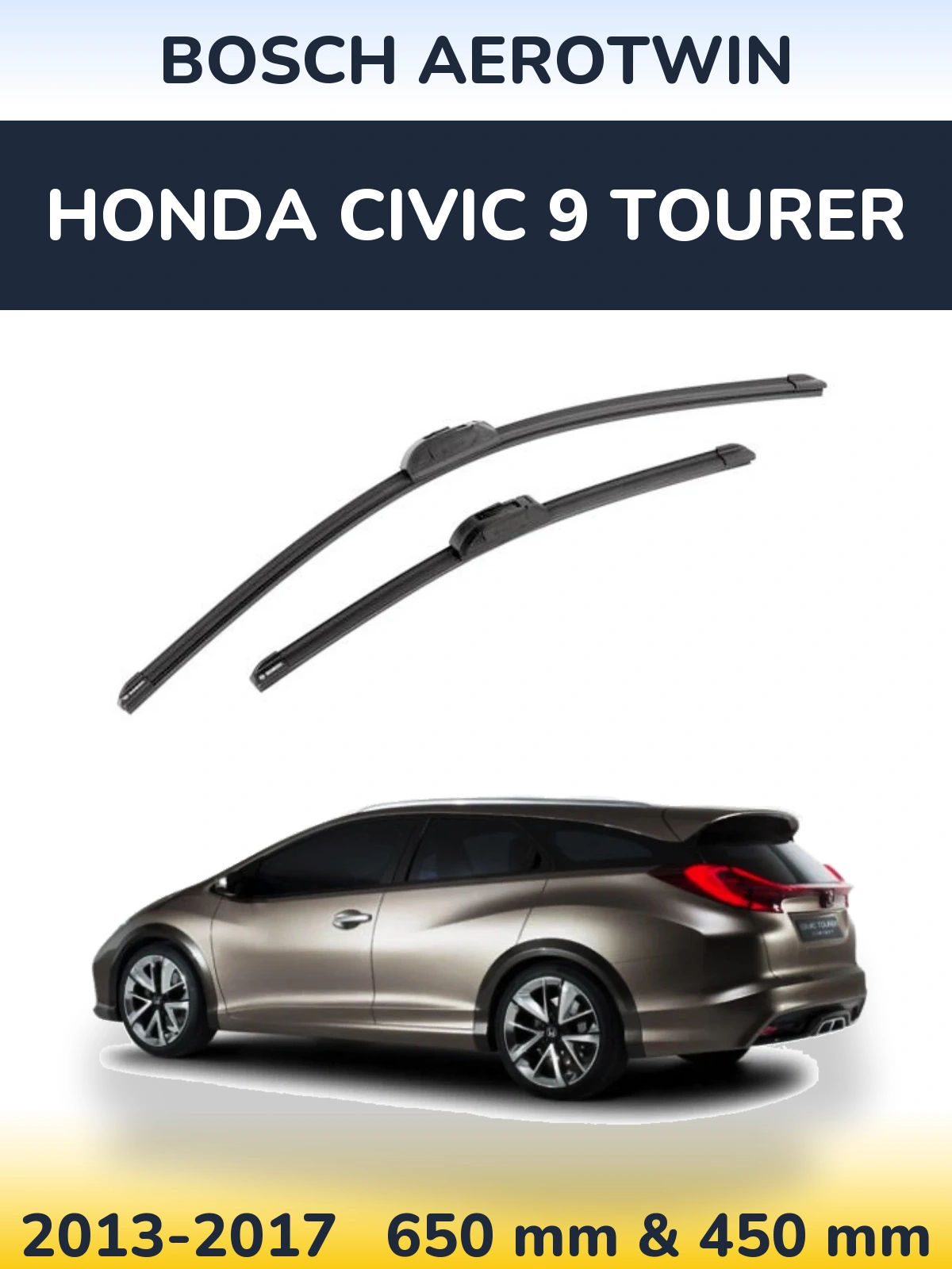 Ștergătoare BOSCH AeroTwin pentru Honda Civic 9 Tourer