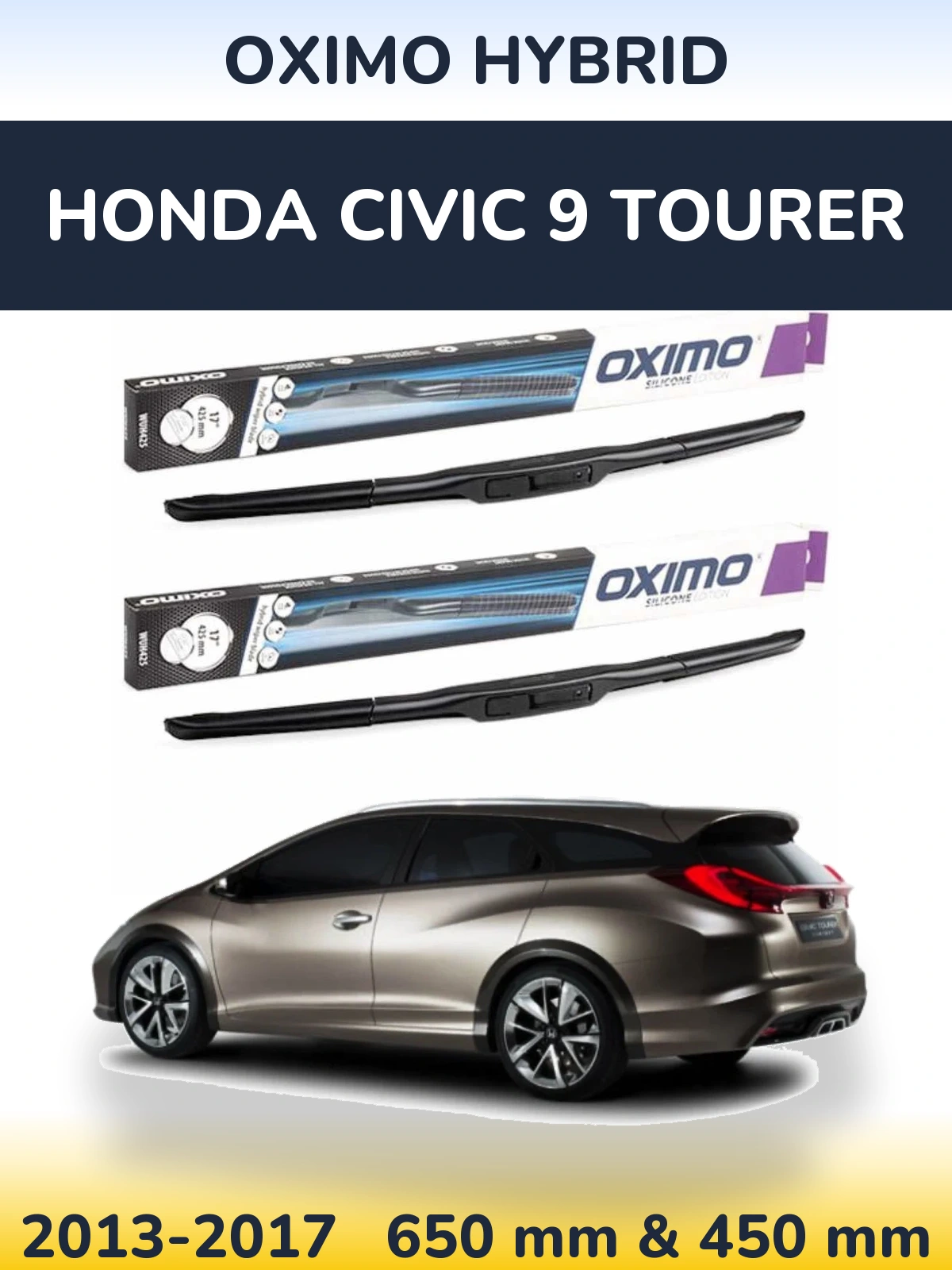 Ștergătoare Oximo Hybrid pentru Honda Civic 9 Tourer