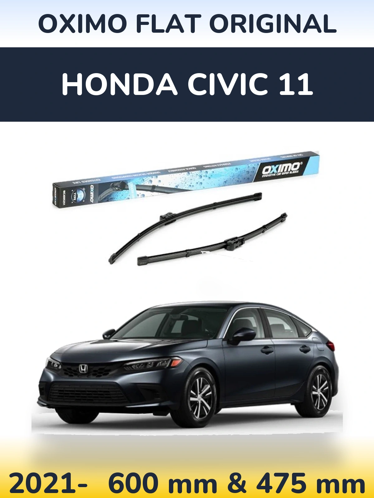 Ștergătoare Oximo Flat Original pentru Honda Civic 11