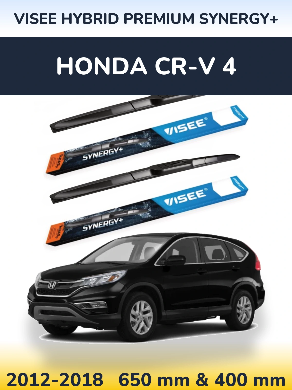 Ștergătoare VISEE HYBRID PREMIUM SYNERGY+ pentru Honda CR-V 4