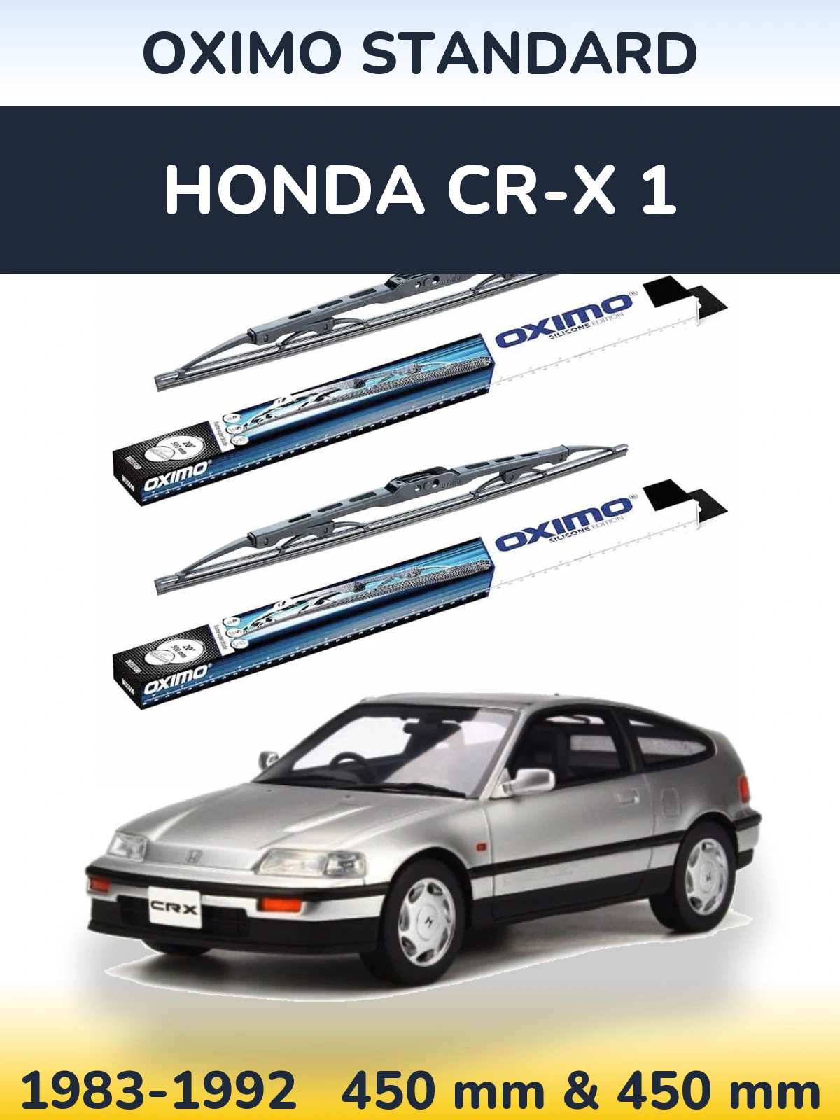 Ștergătoare Oximo Standard pentru Honda CR-X 1