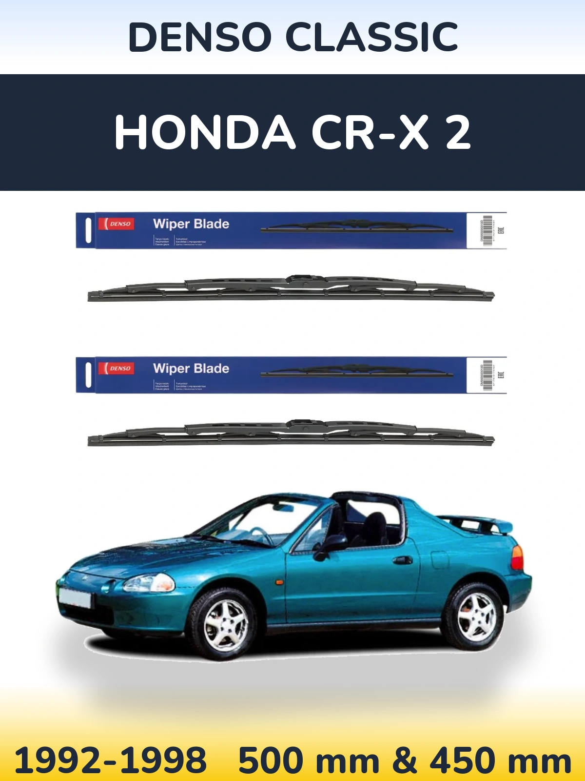 Ștergătoare Denso Classic pentru Honda CR-X 2