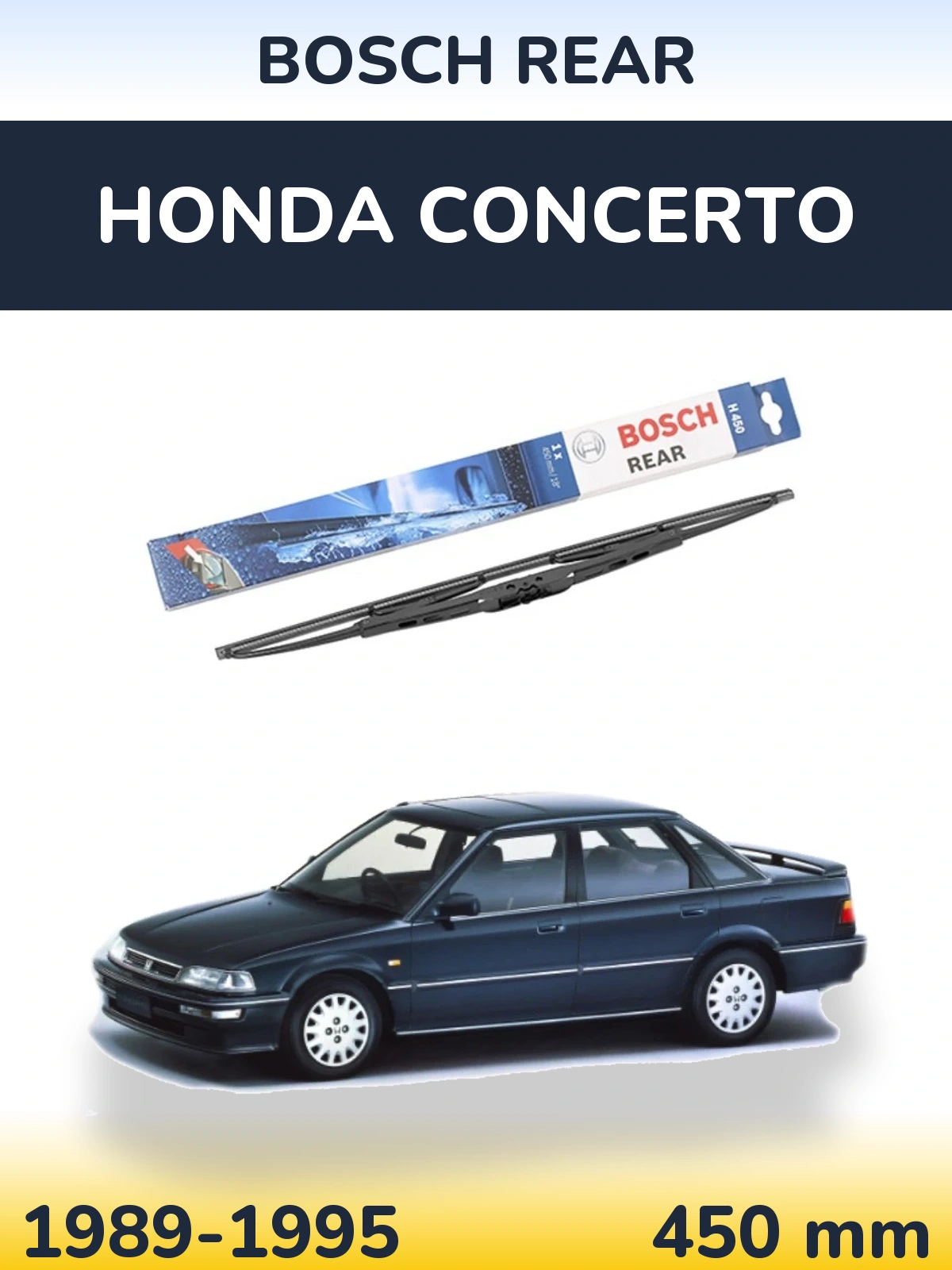 Ștergătoare BOSCH Rear pentru Honda Concerto