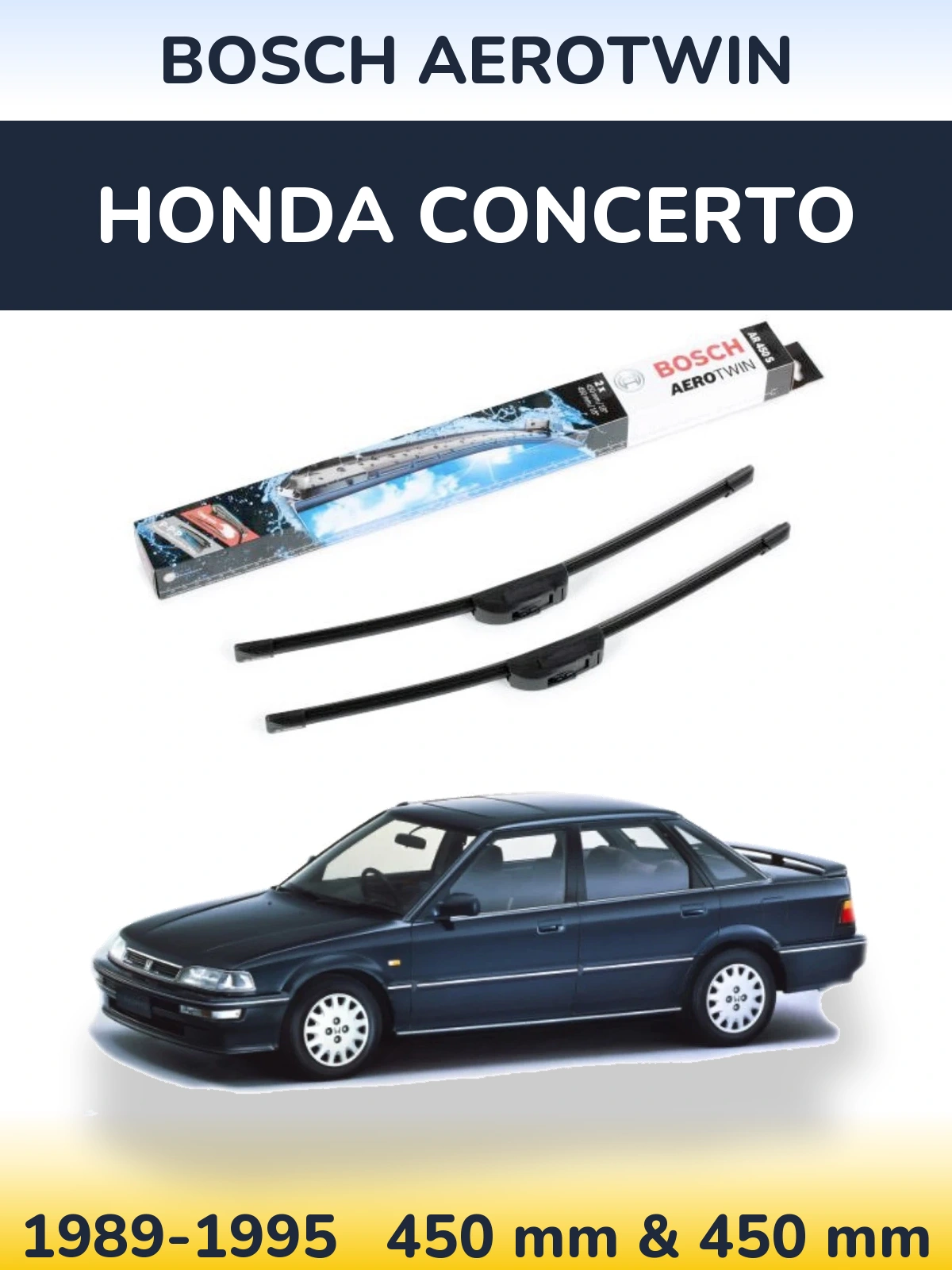 Ștergătoare BOSCH AeroTwin pentru Honda Concerto