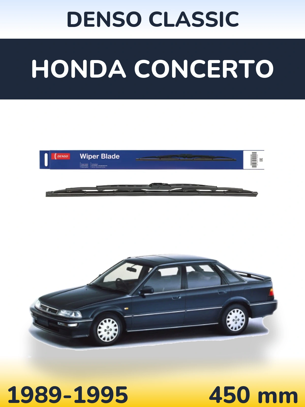 Ștergătoare Denso Classic pentru Honda Concerto