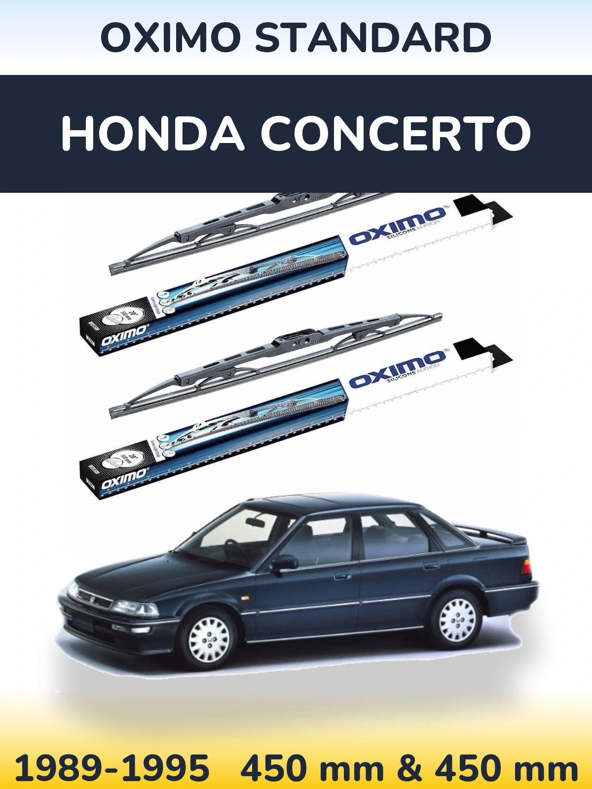 Ștergătoare Oximo Standard pentru Honda Concerto