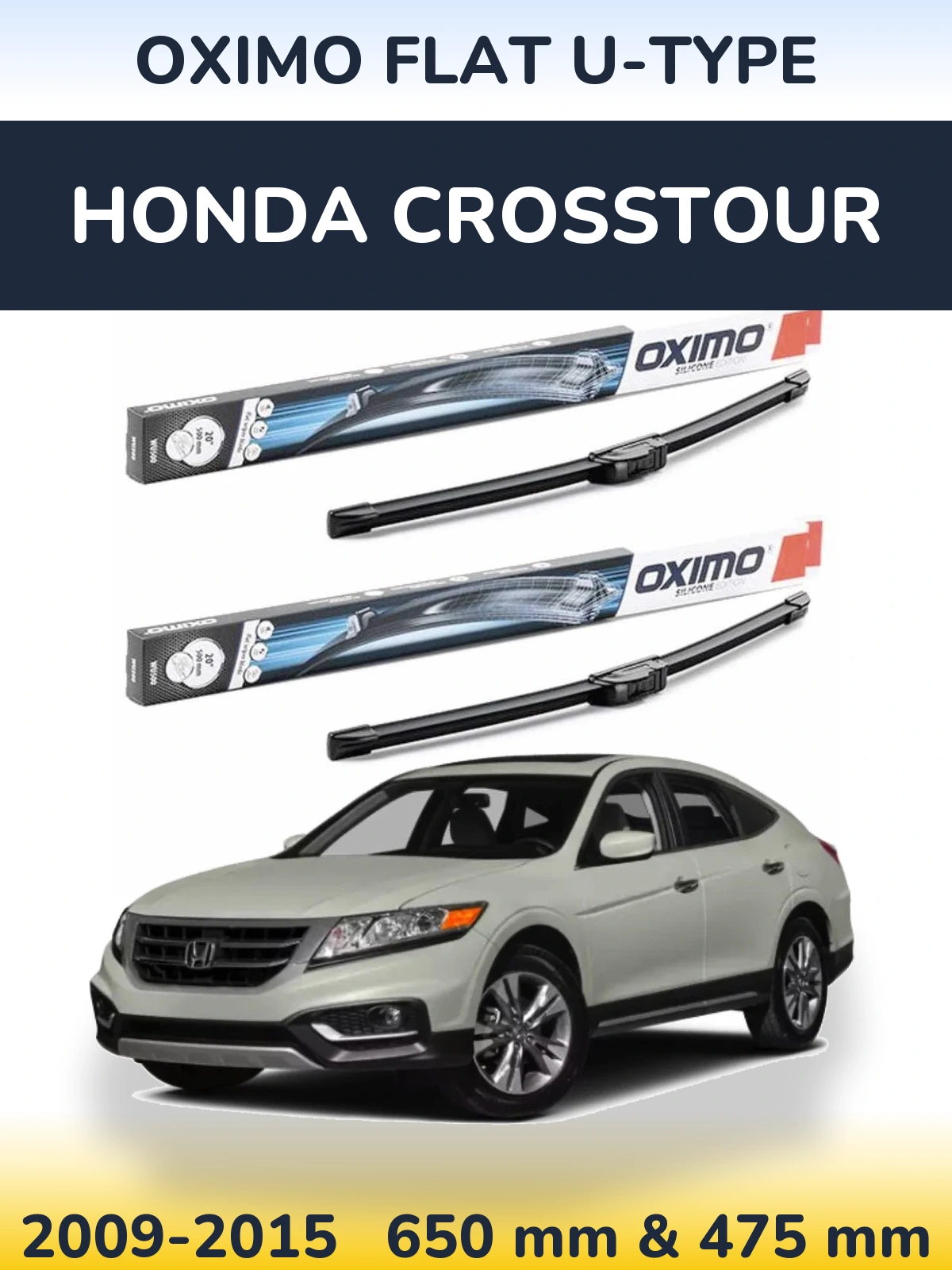 Ștergătoare Oximo Flat U-type pentru Honda Crosstour