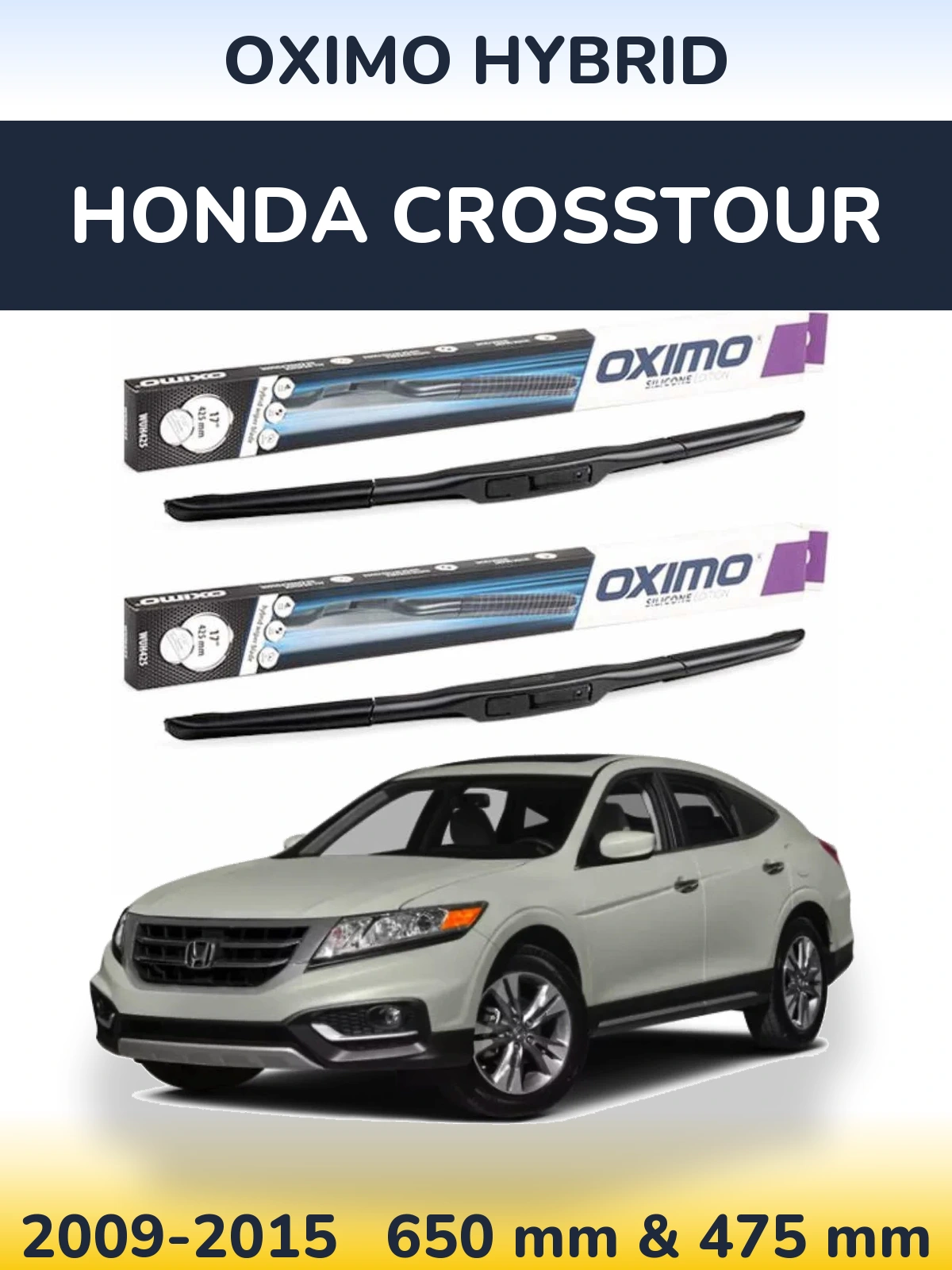 Ștergătoare Oximo Hybrid pentru Honda Crosstour