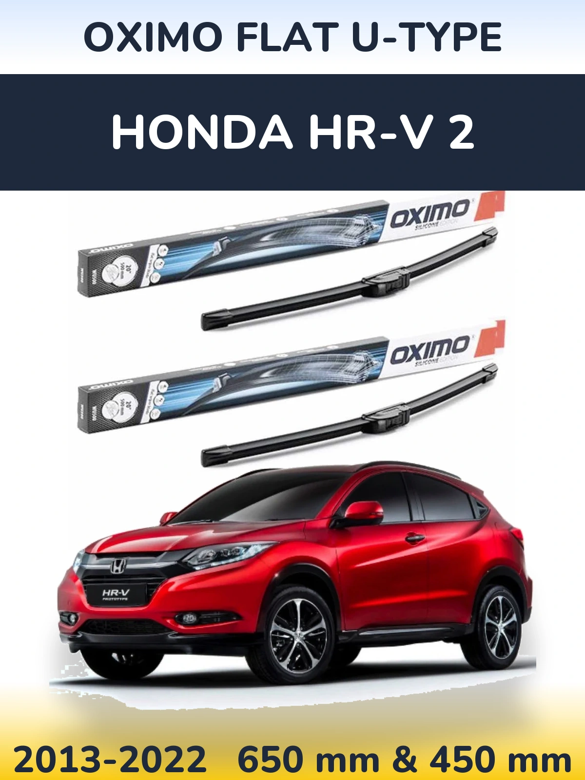 Ștergătoare Oximo Flat U-type pentru Honda HR-V 2