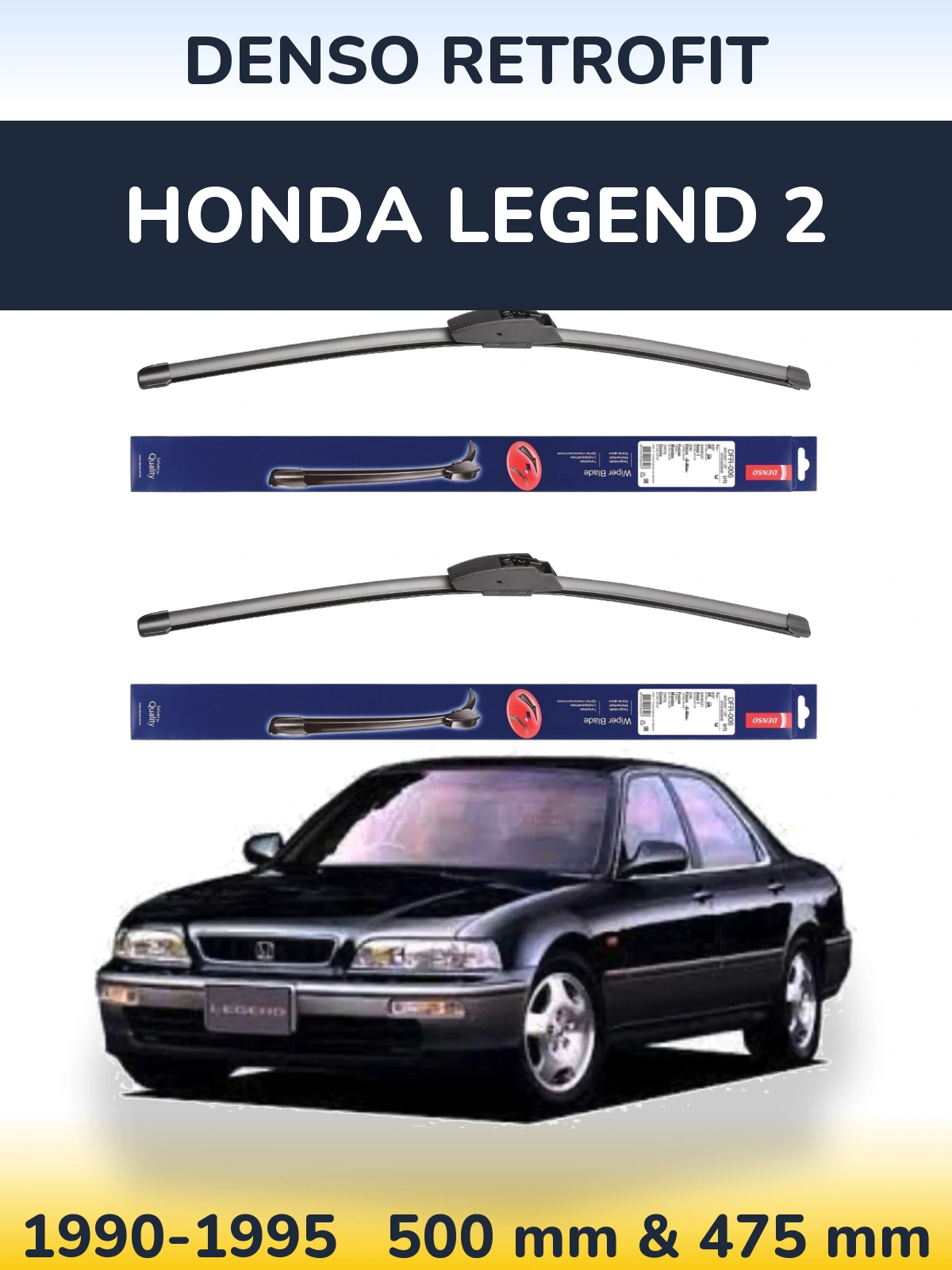 Ștergătoare Denso Retrofit pentru Honda Legend 2