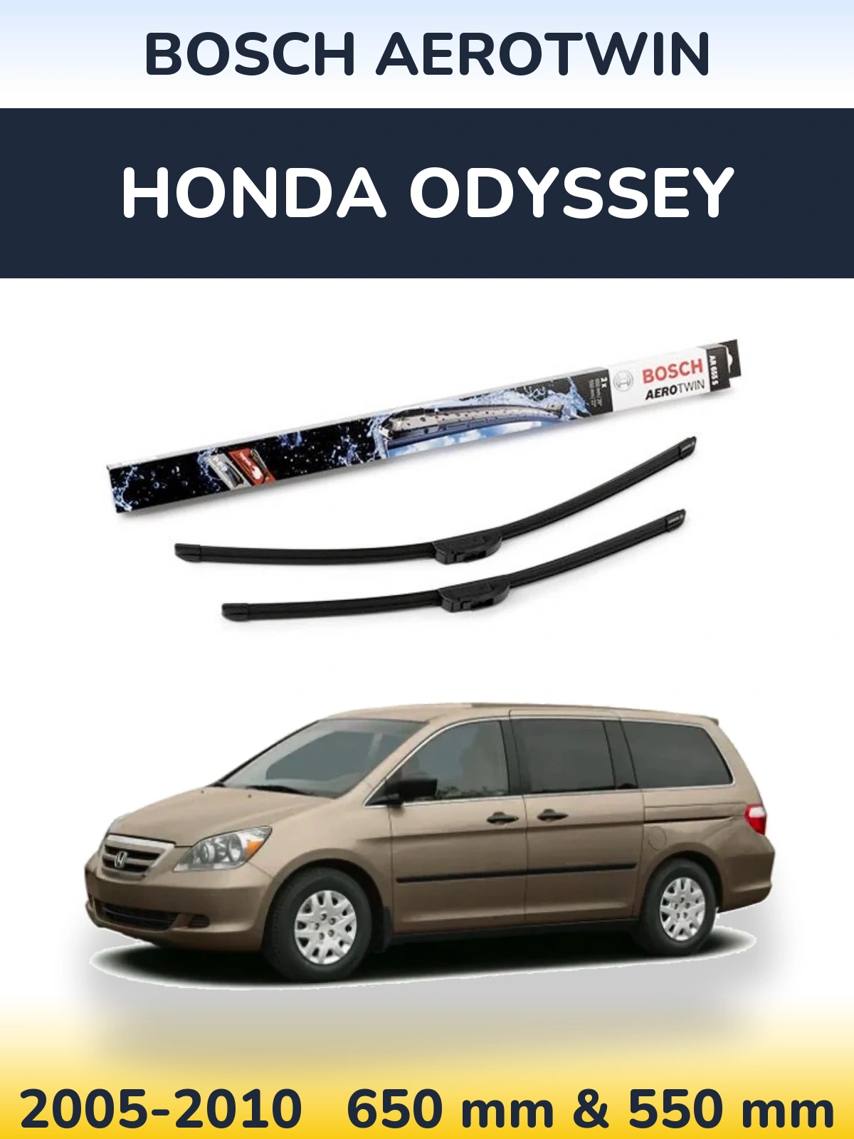 Ștergătoare BOSCH AeroTwin pentru Honda Odyssey