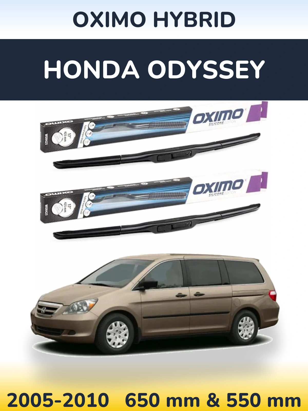 Ștergătoare Oximo Hybrid pentru Honda Odyssey