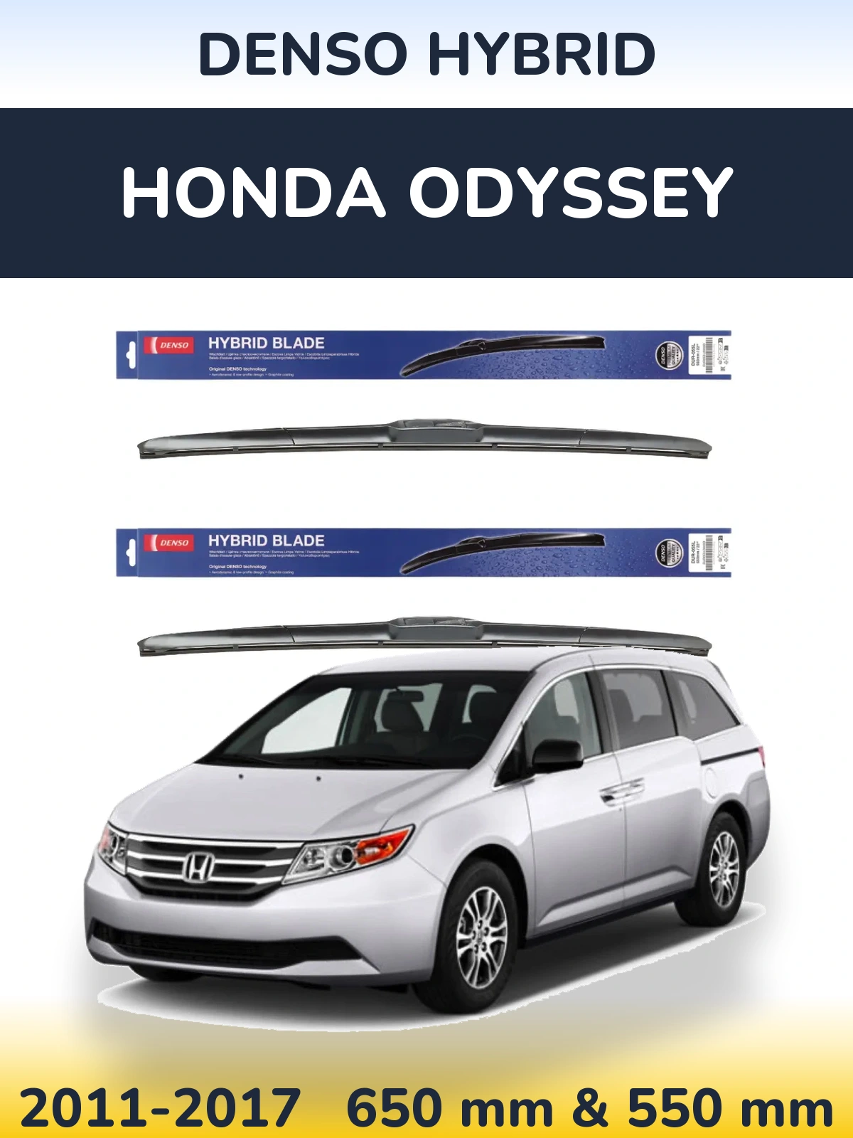 Ștergătoare Denso Hybrid pentru Honda Odyssey