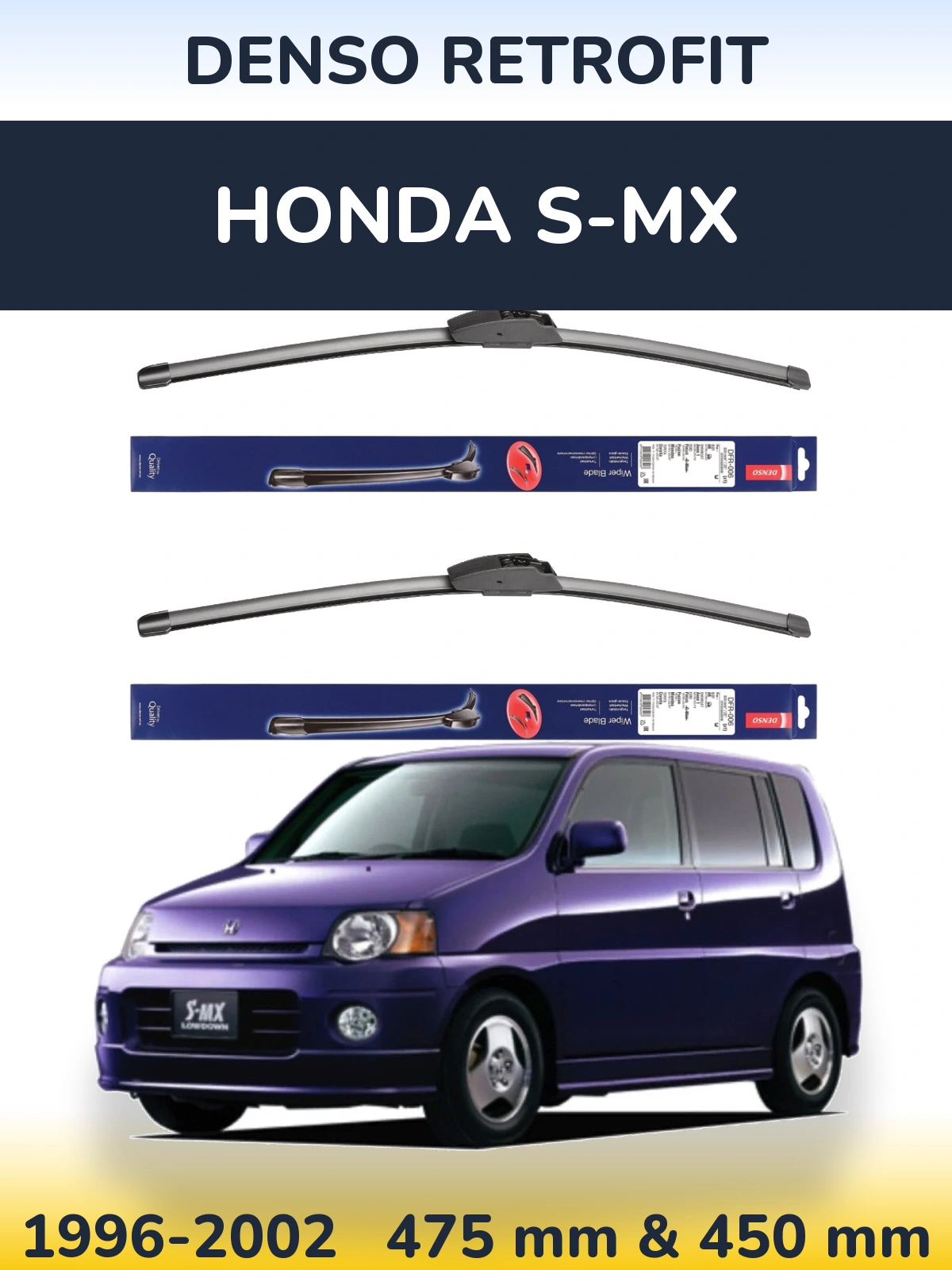 Ștergătoare Denso Retrofit pentru Honda S-MX