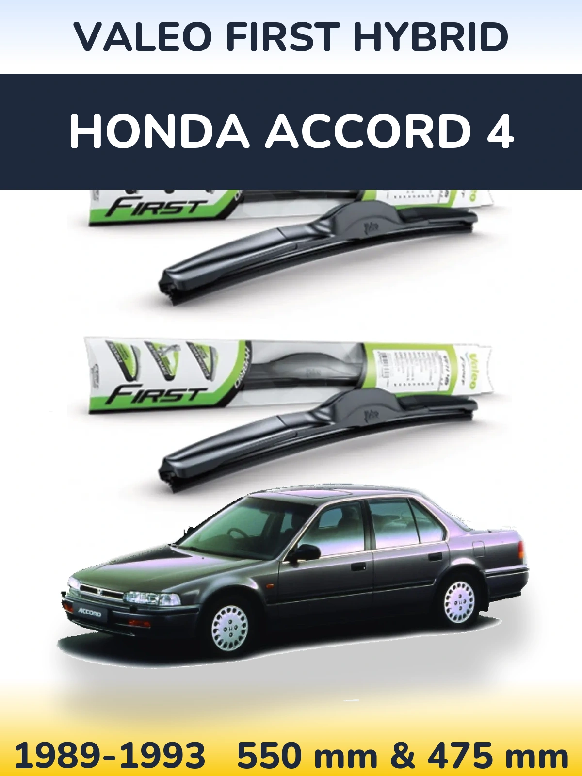 Ștergătoare Valeo First Hybrid pentru Honda Accord 4