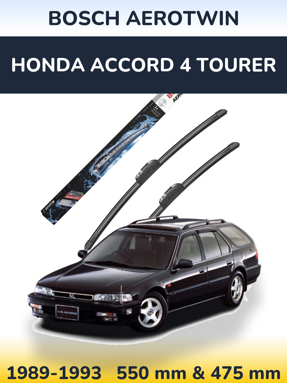 Ștergătoare BOSCH AeroTwin pentru Honda Accord 4 Tourer