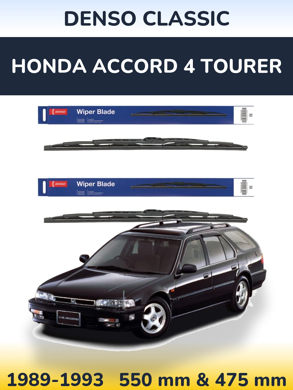 Ștergătoare Denso Classic pentru Honda Accord 4 Tourer