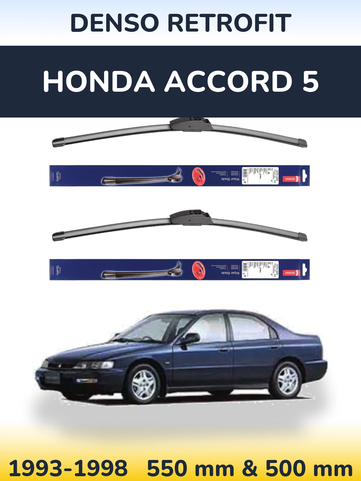 Ștergătoare Denso Retrofit pentru Honda Accord 5