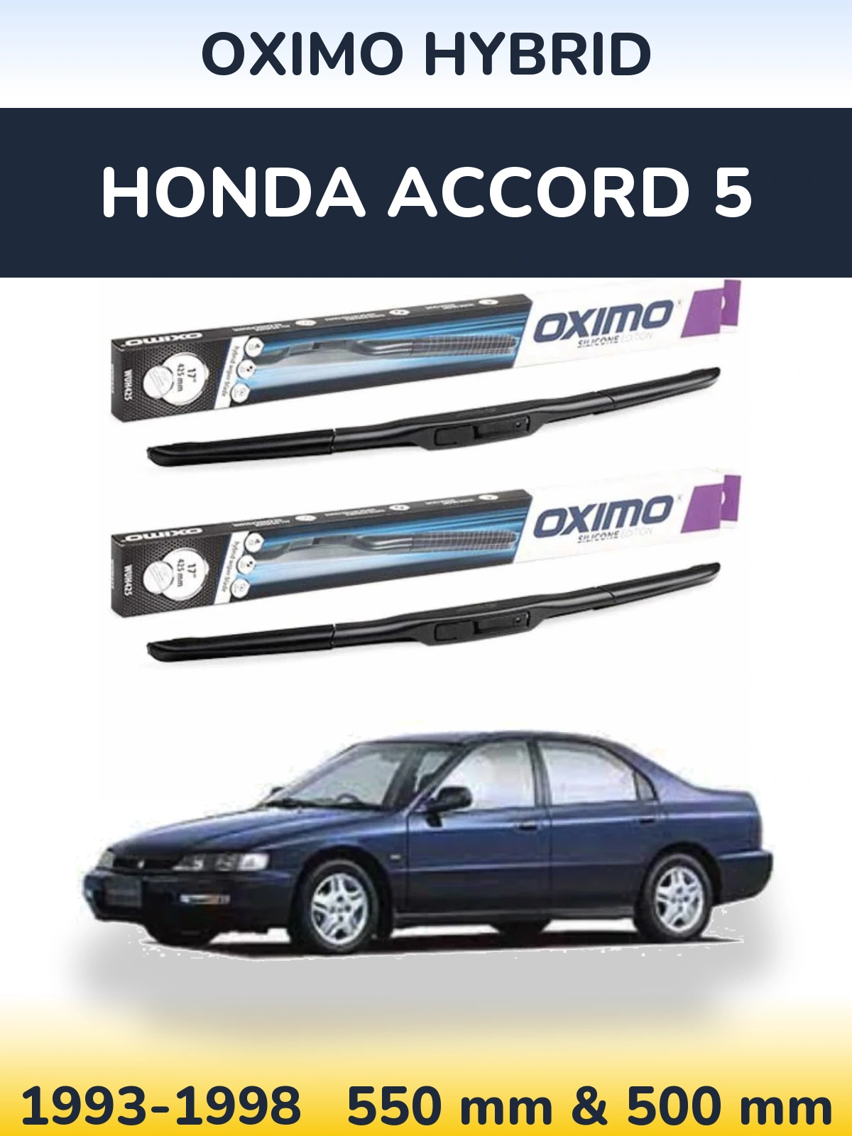 Ștergătoare Oximo Hybrid pentru Honda Accord 5