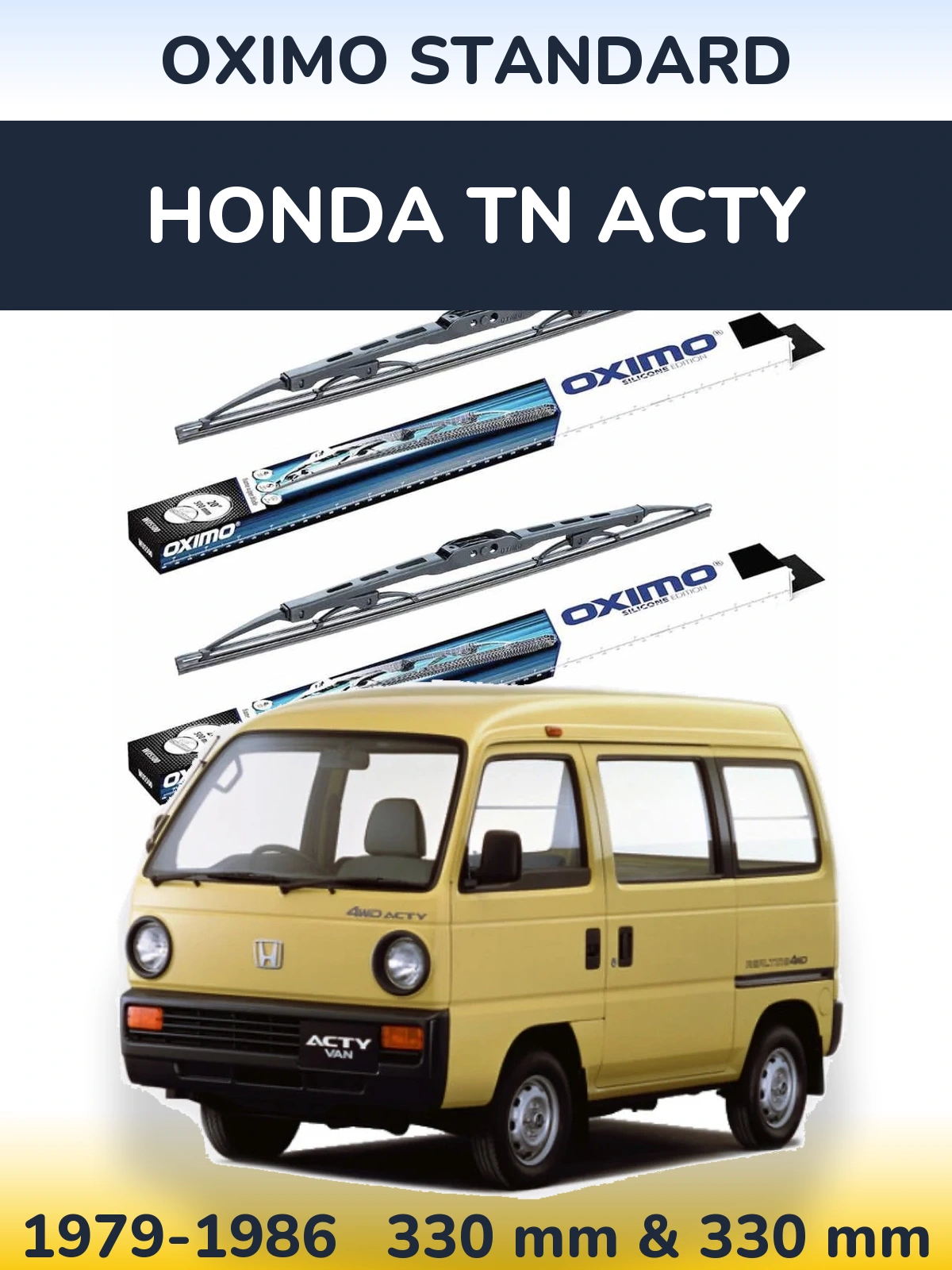Ștergătoare Oximo Standard pentru Honda TN Acty
