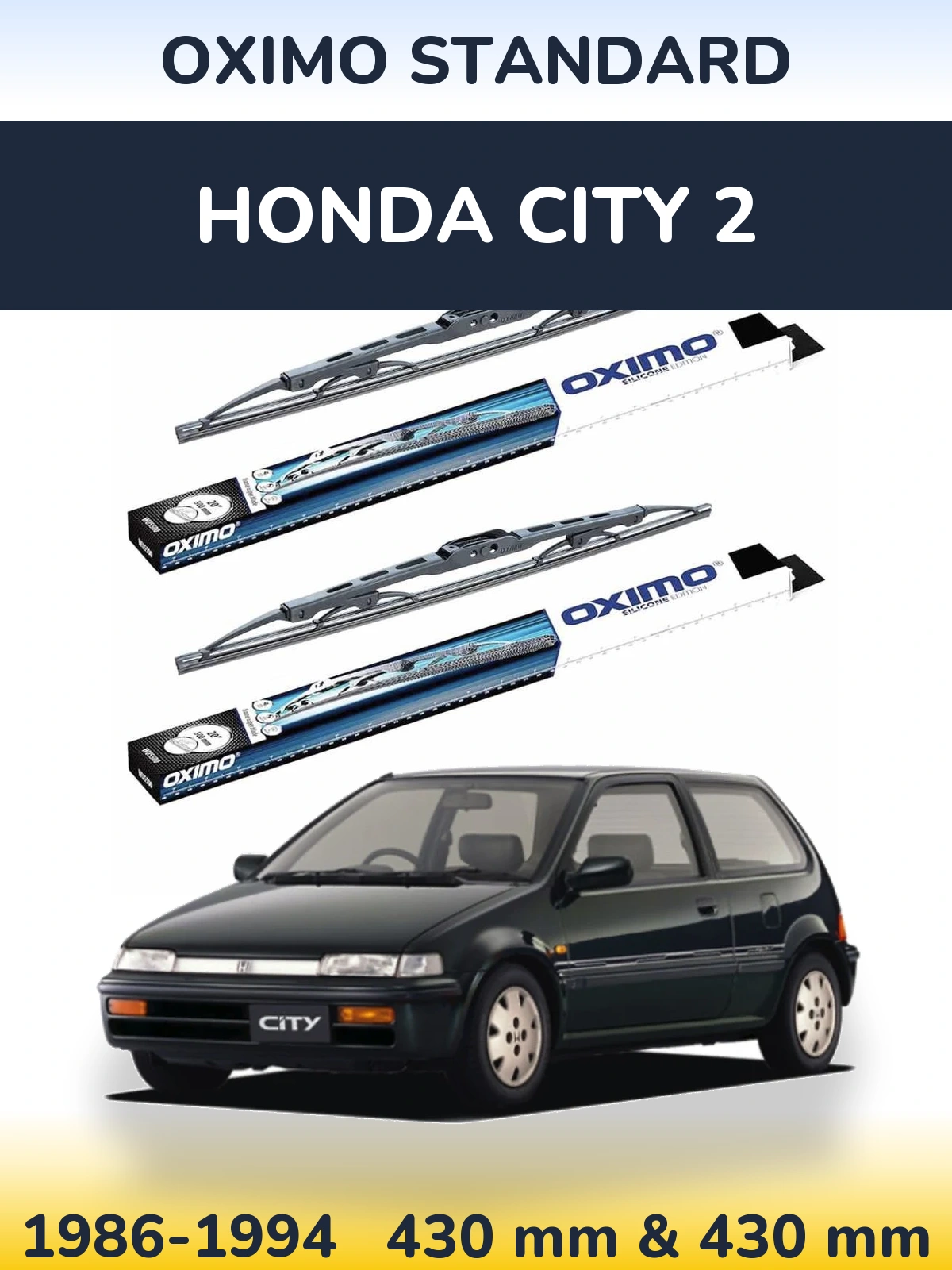 Ștergătoare Oximo Standard pentru Honda City 2