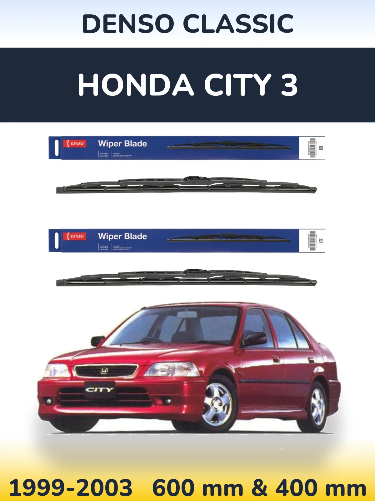 Ștergătoare Denso Classic pentru Honda City 3