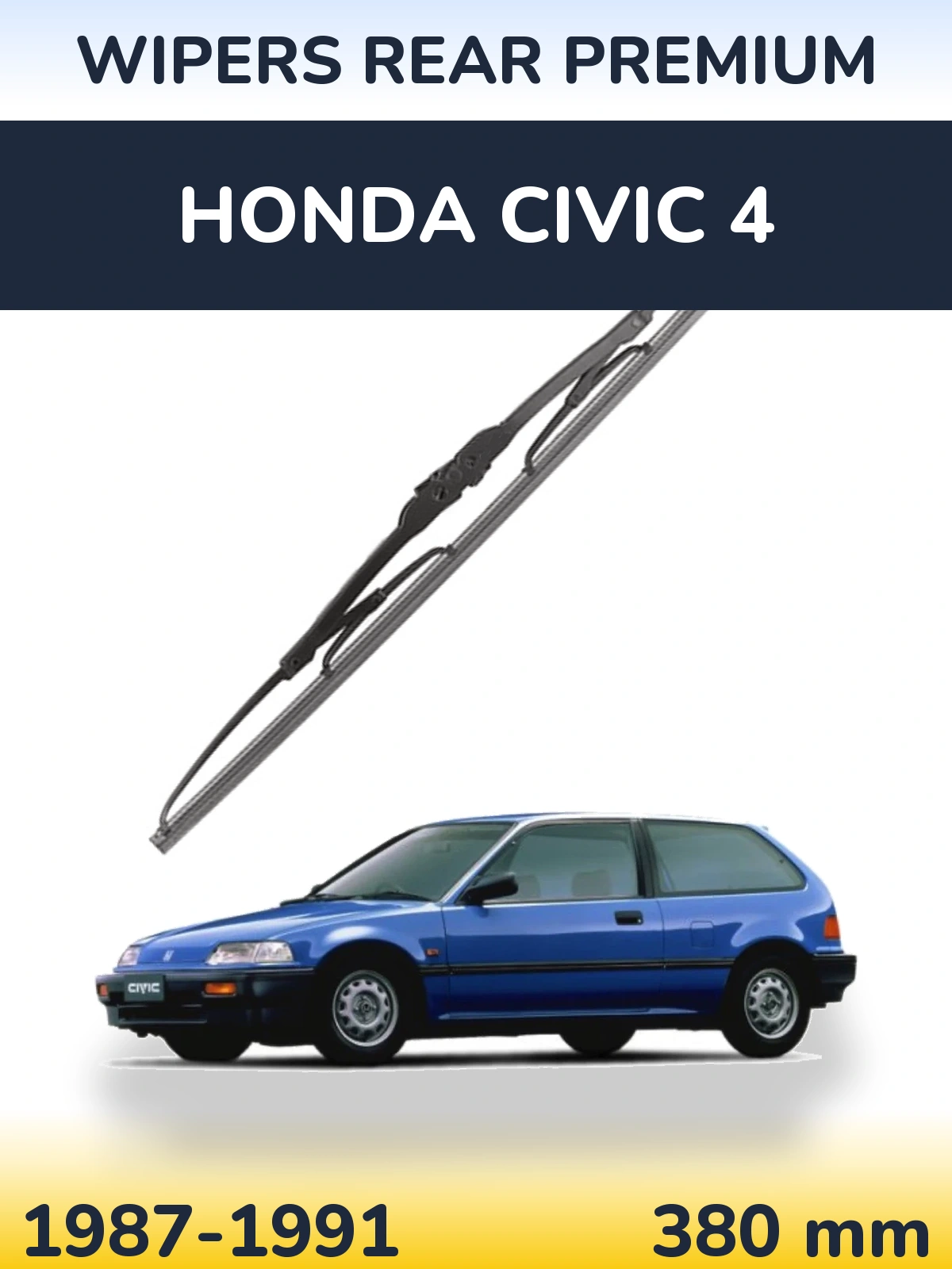 Ștergătoare WIPERS REAR PREMIUM pentru Honda Civic 4
