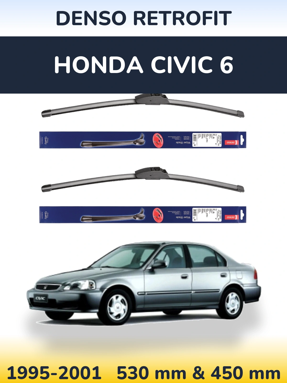 Ștergătoare Denso Retrofit pentru Honda Civic 6