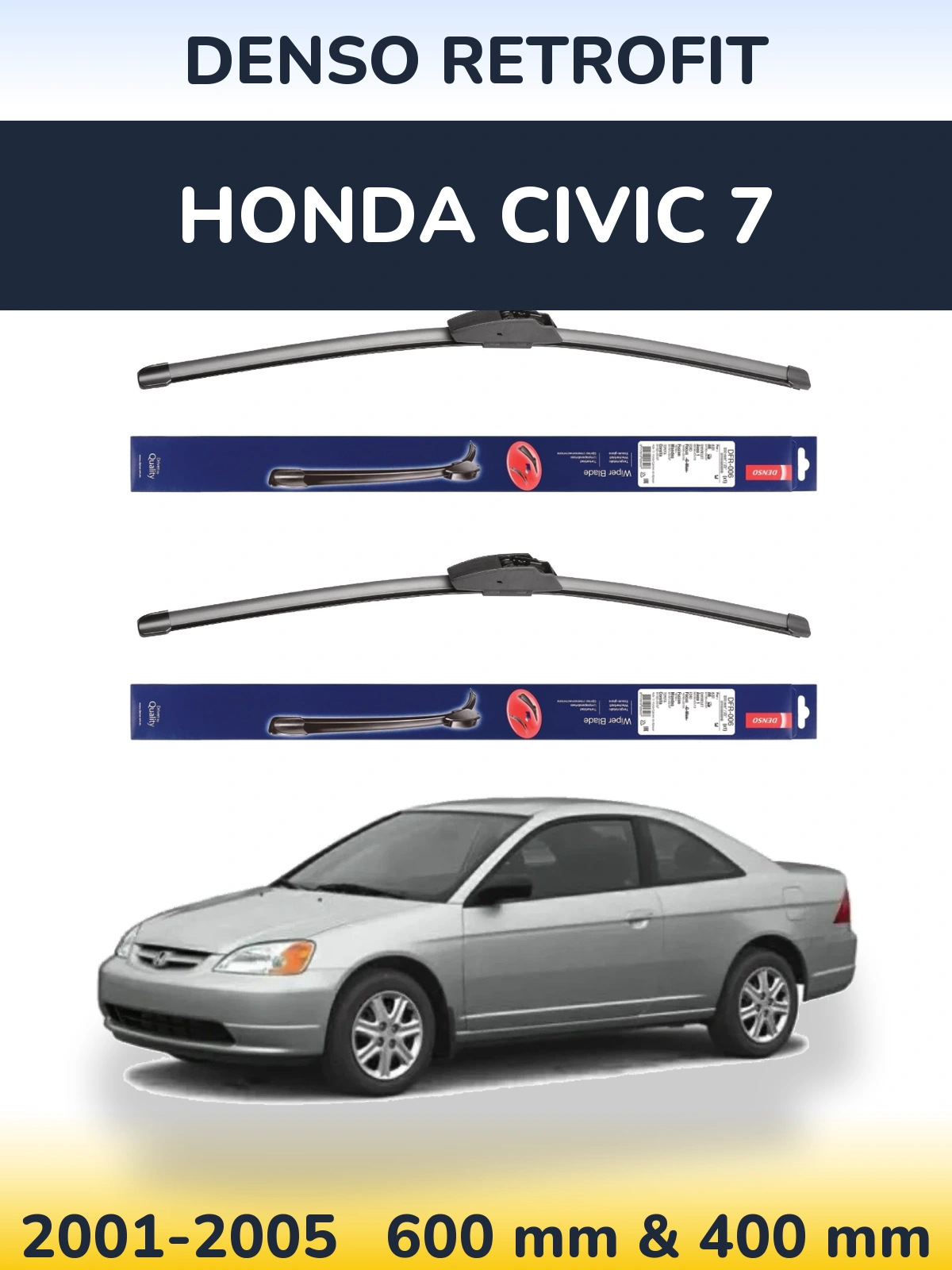 Ștergătoare Denso Retrofit pentru Honda Civic 7