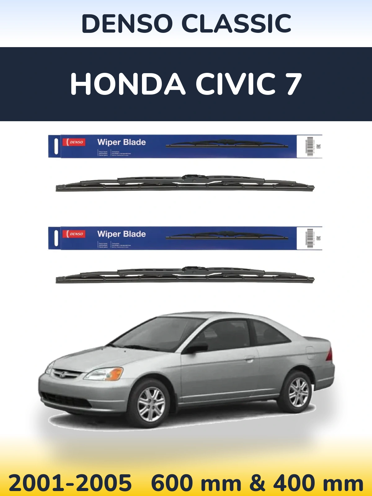 Ștergătoare Denso Classic pentru Honda Civic 7