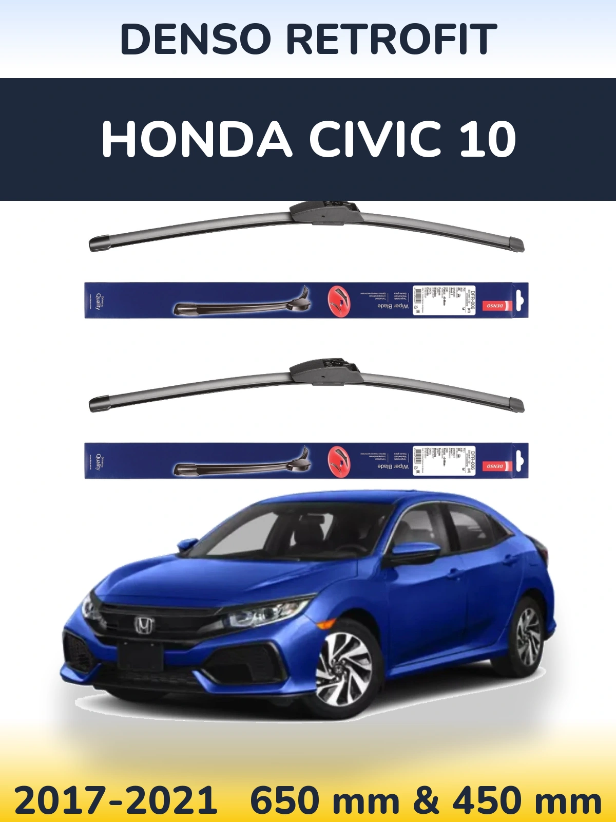 Ștergătoare Denso Retrofit pentru Honda Civic 10