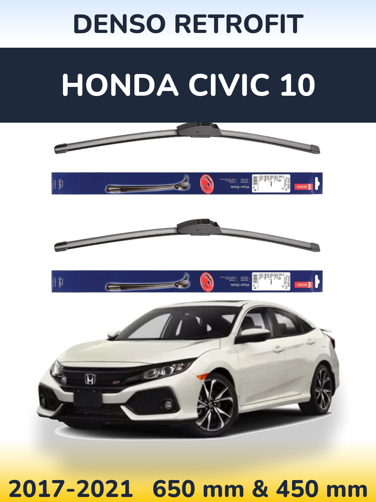 Ștergătoare Denso Retrofit pentru Honda Civic 10