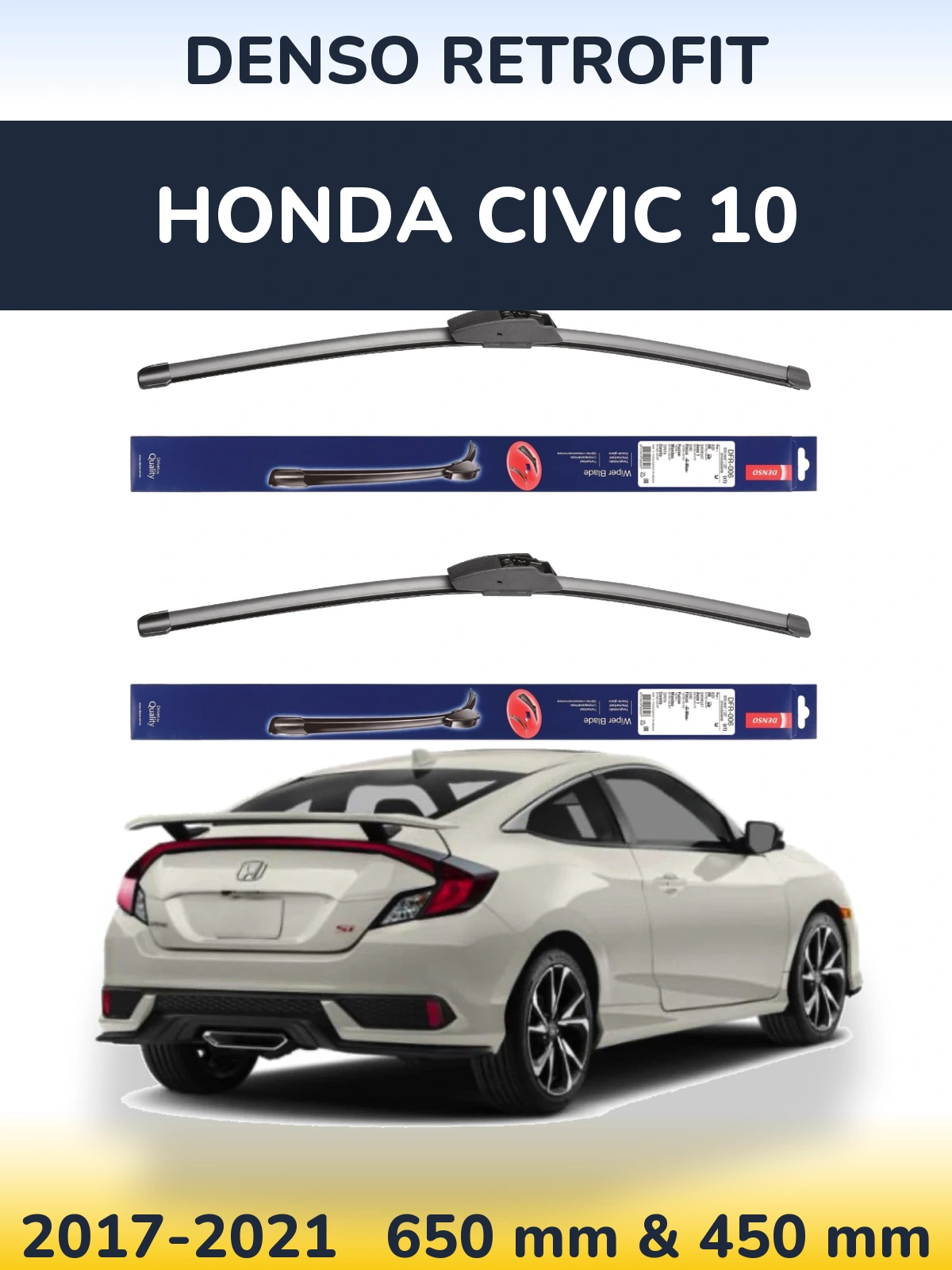 Ștergătoare Denso Retrofit pentru Honda Civic 10