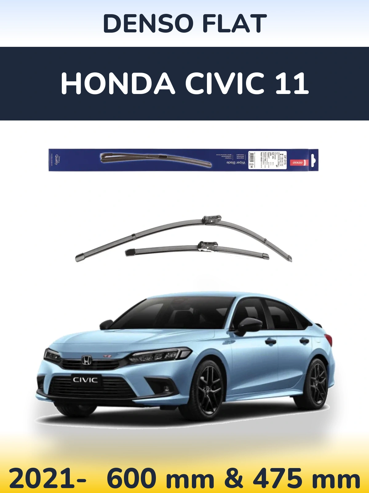 Ștergătoare Denso Flat pentru Honda Civic 11