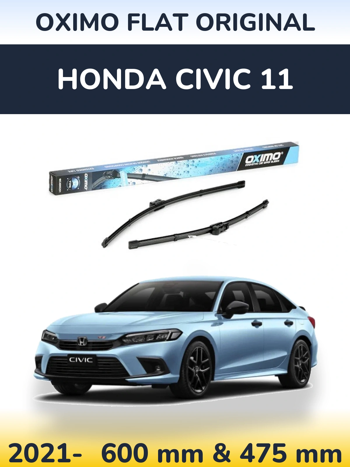 Ștergătoare Oximo Flat Original pentru Honda Civic 11