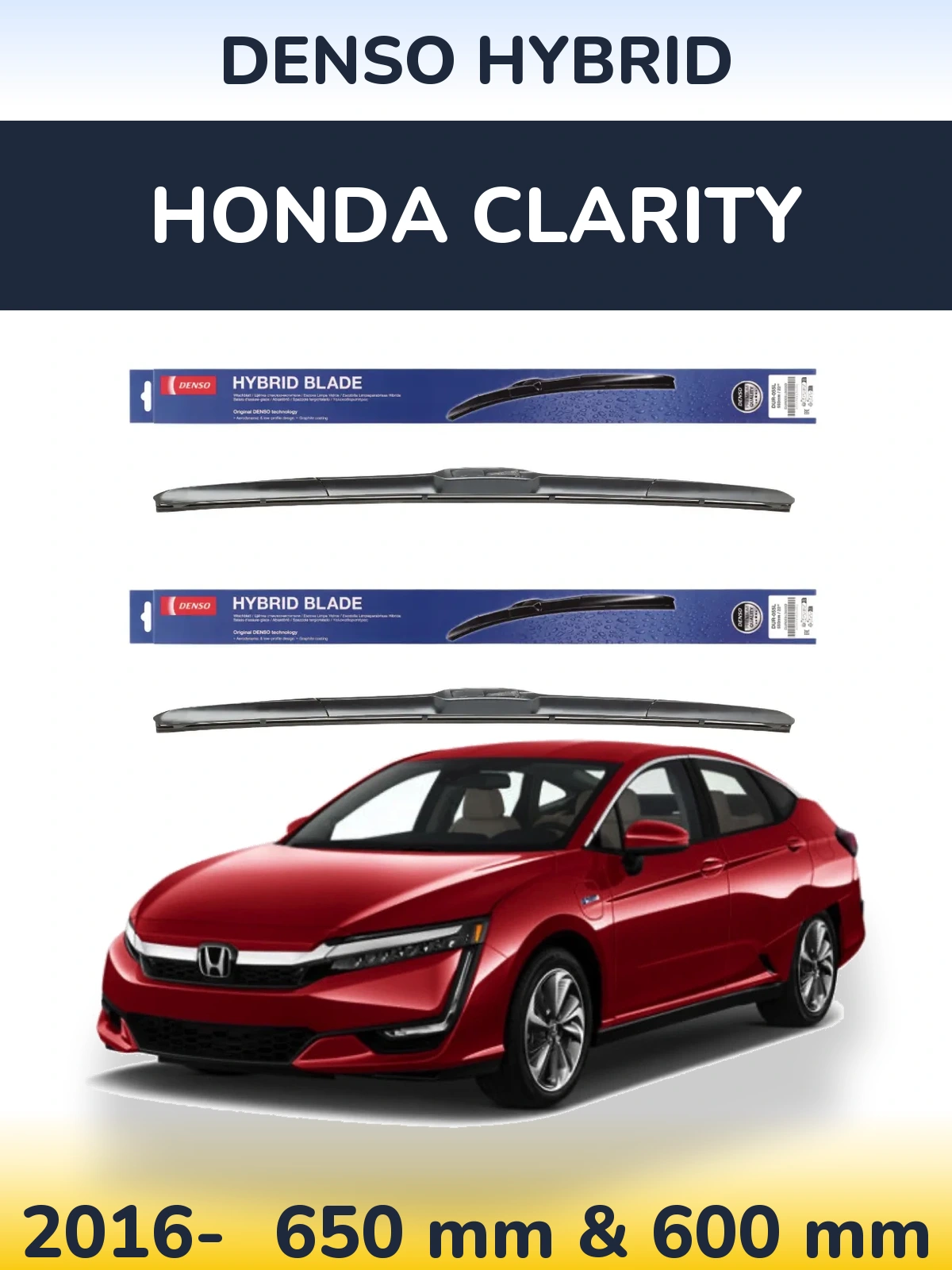 Ștergătoare Denso Hybrid pentru Honda Clarity