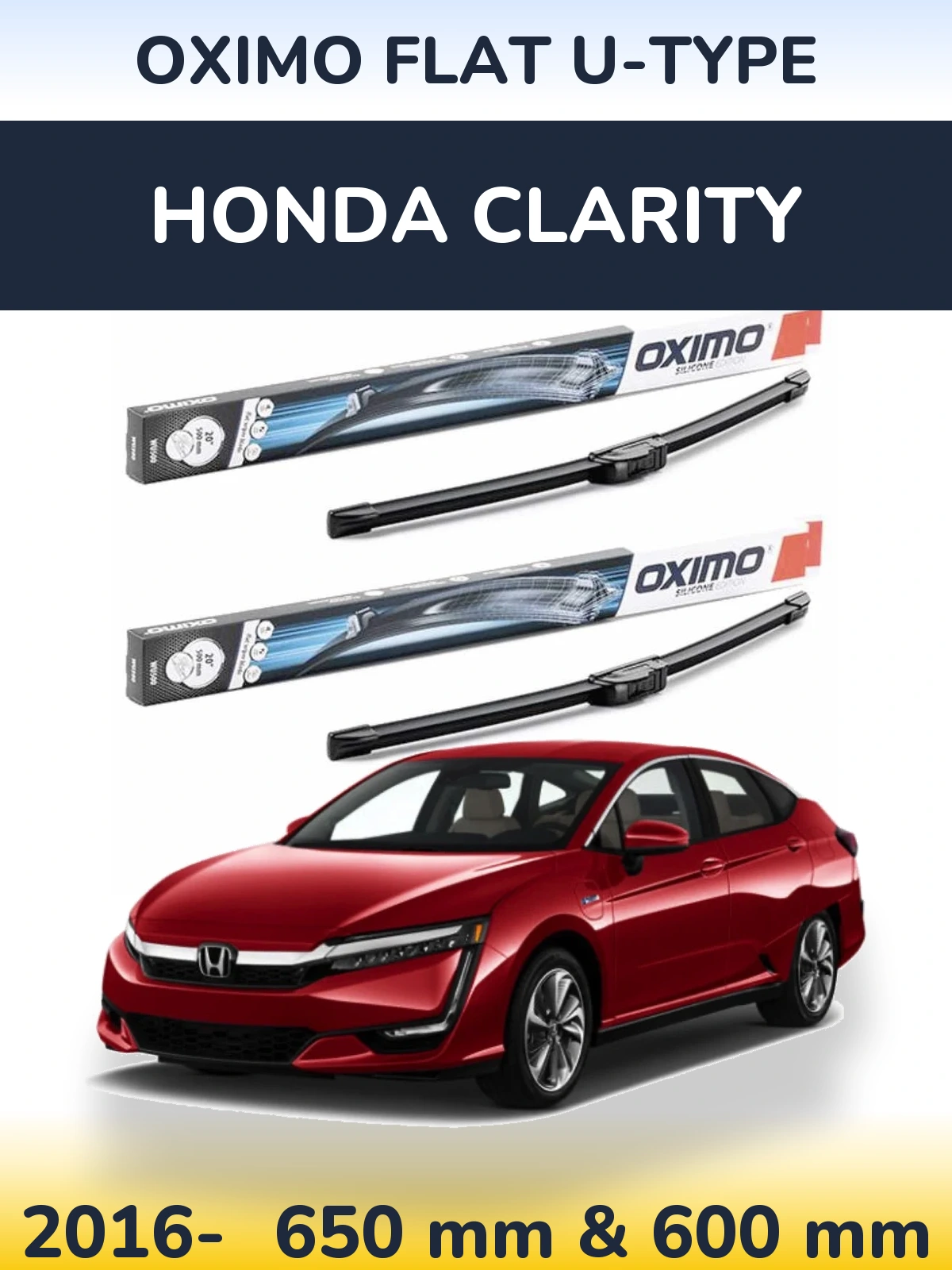 Ștergătoare Oximo Flat U-type pentru Honda Clarity