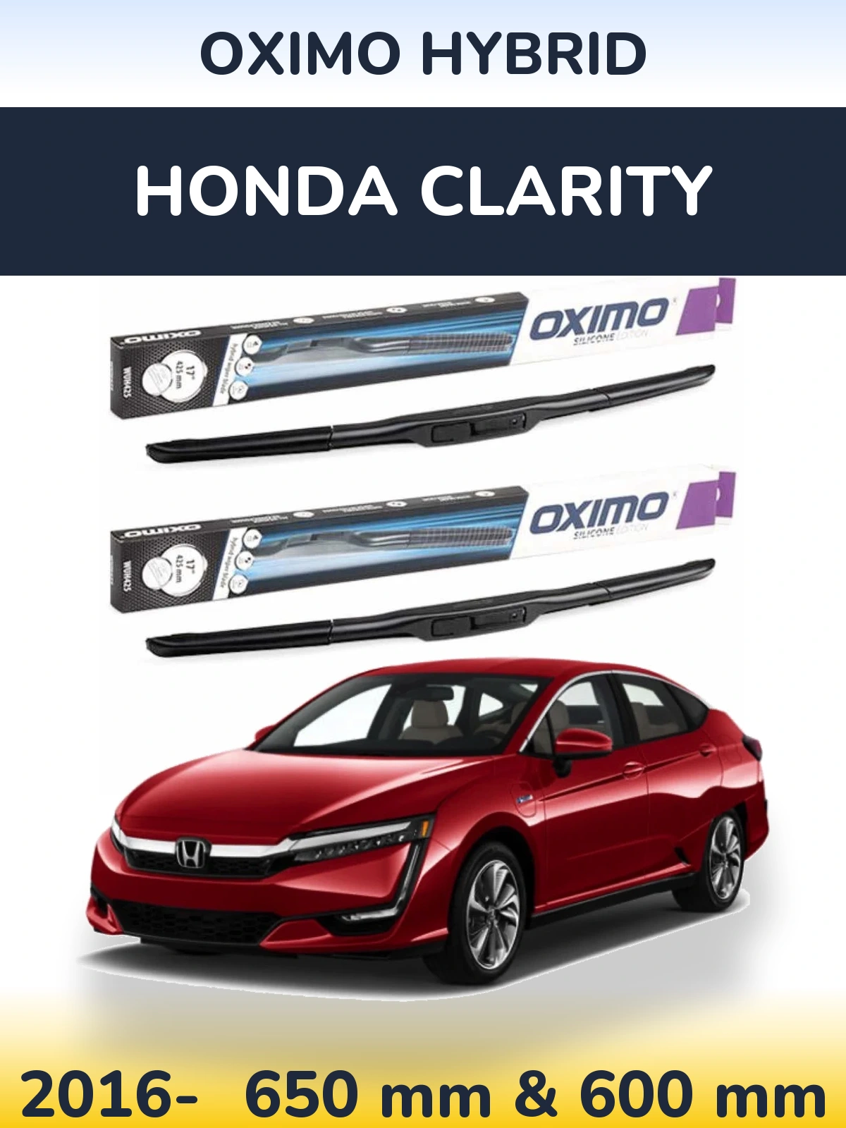 Ștergătoare Oximo Hybrid pentru Honda Clarity