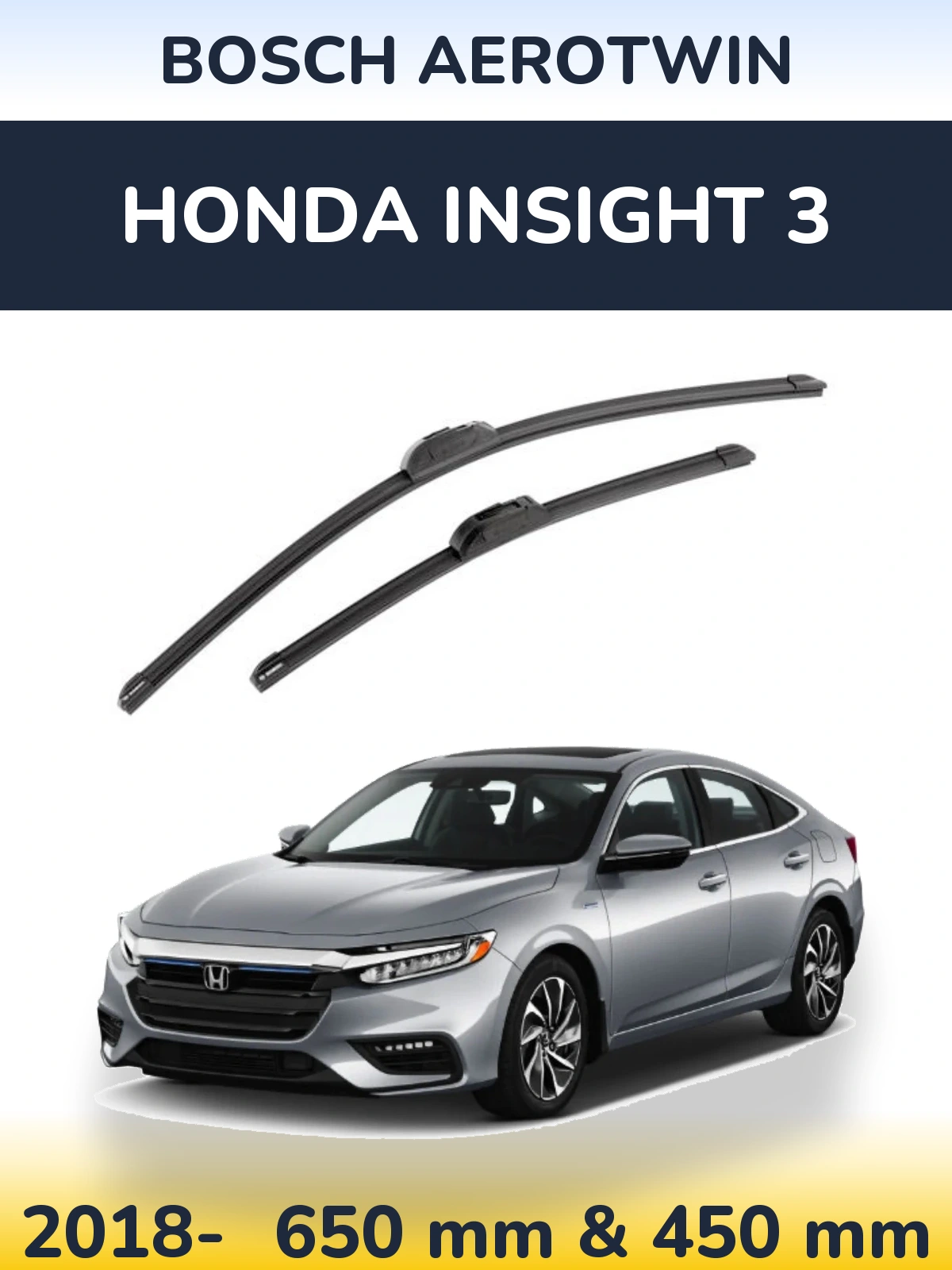 Ștergătoare BOSCH AeroTwin pentru Honda Insight 3