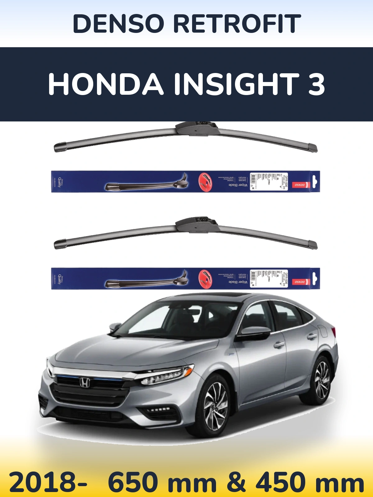 Ștergătoare Denso Retrofit pentru Honda Insight 3