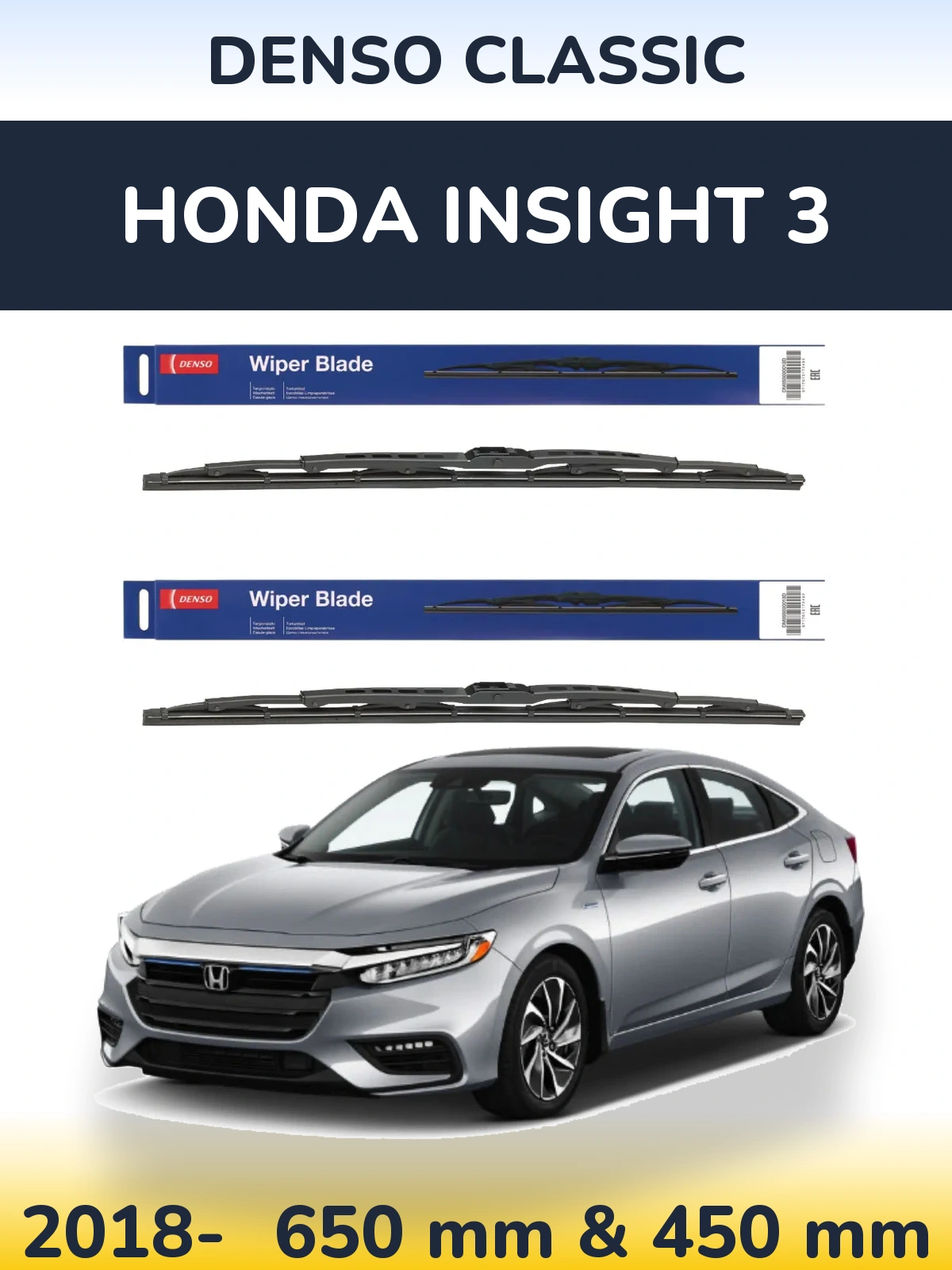 Ștergătoare Denso Classic pentru Honda Insight 3