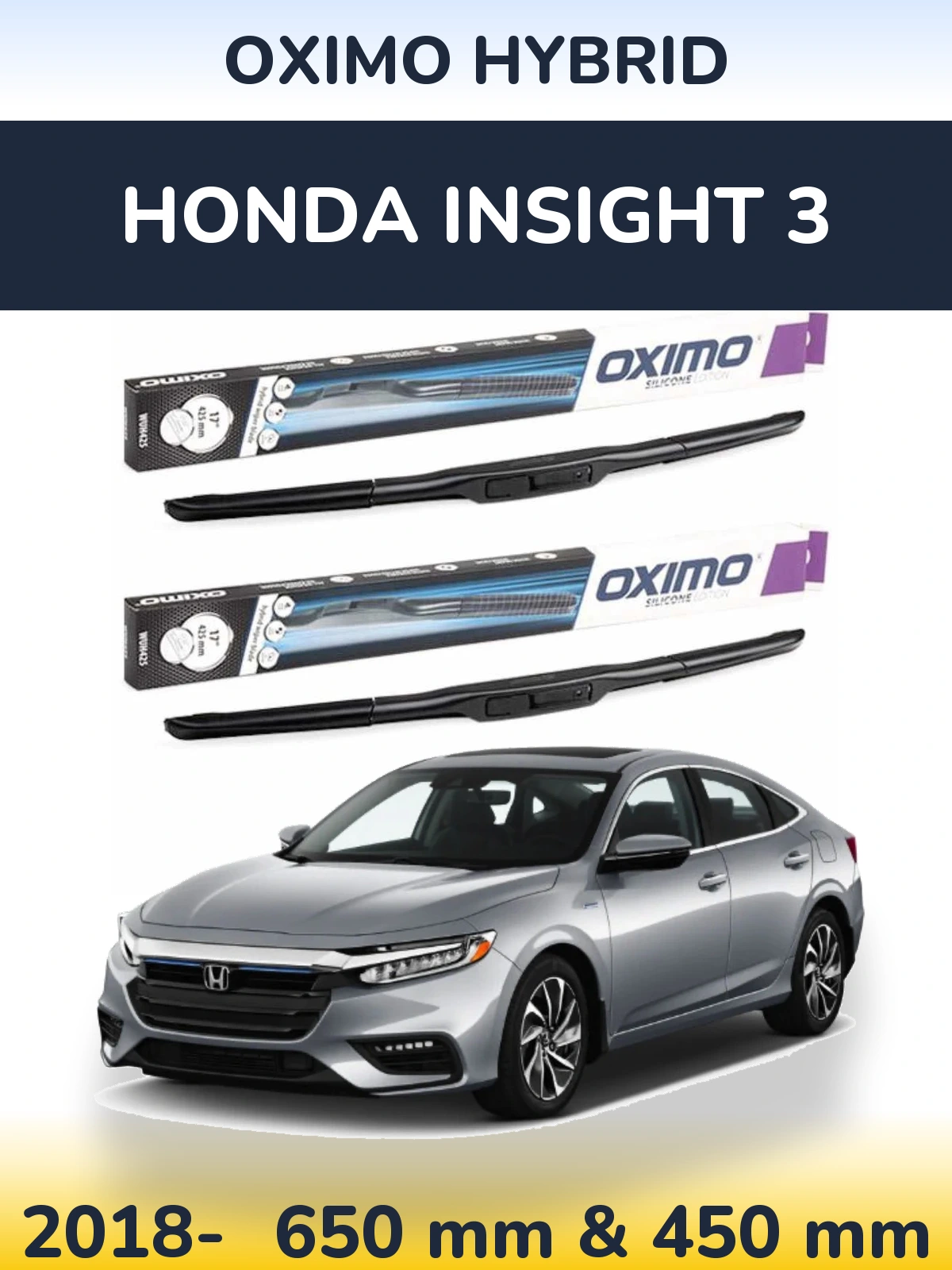 Ștergătoare Oximo Hybrid pentru Honda Insight 3