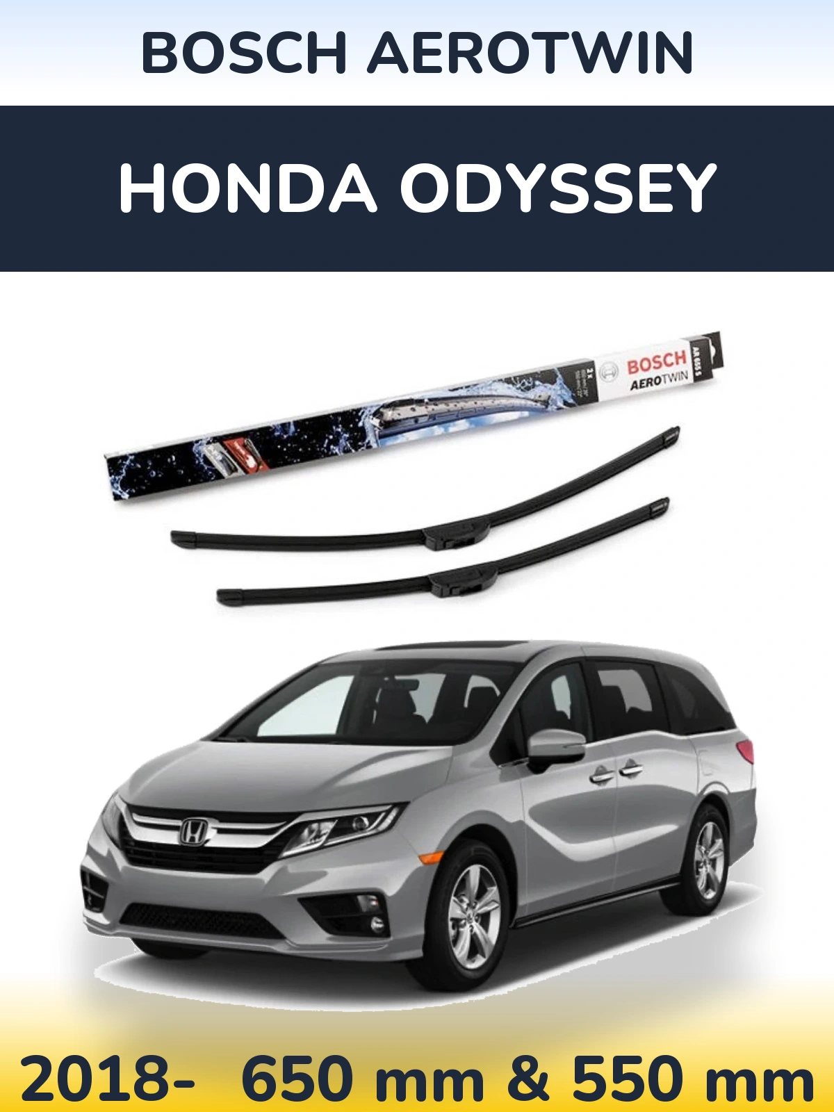 Ștergătoare BOSCH AeroTwin pentru Honda Odyssey
