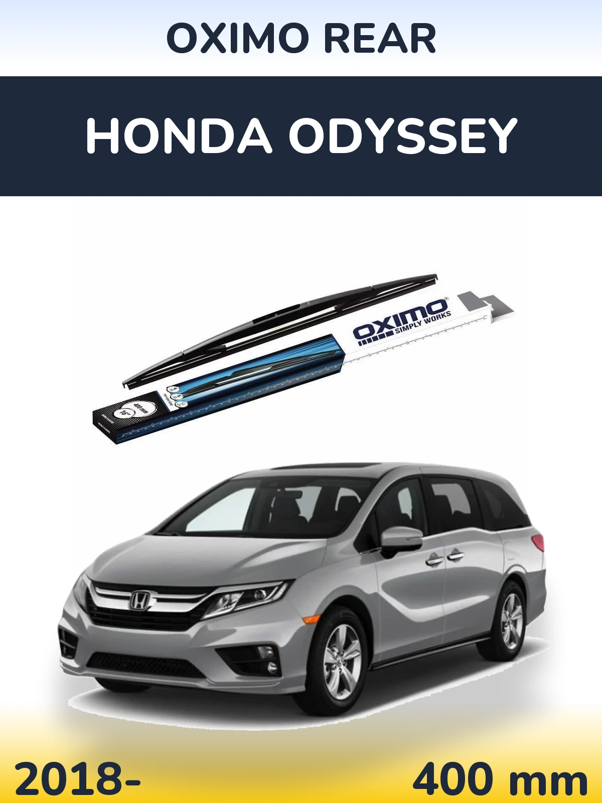 Задний дворник Oximo Rear 400 мм для Honda Odyssey 2018-2026