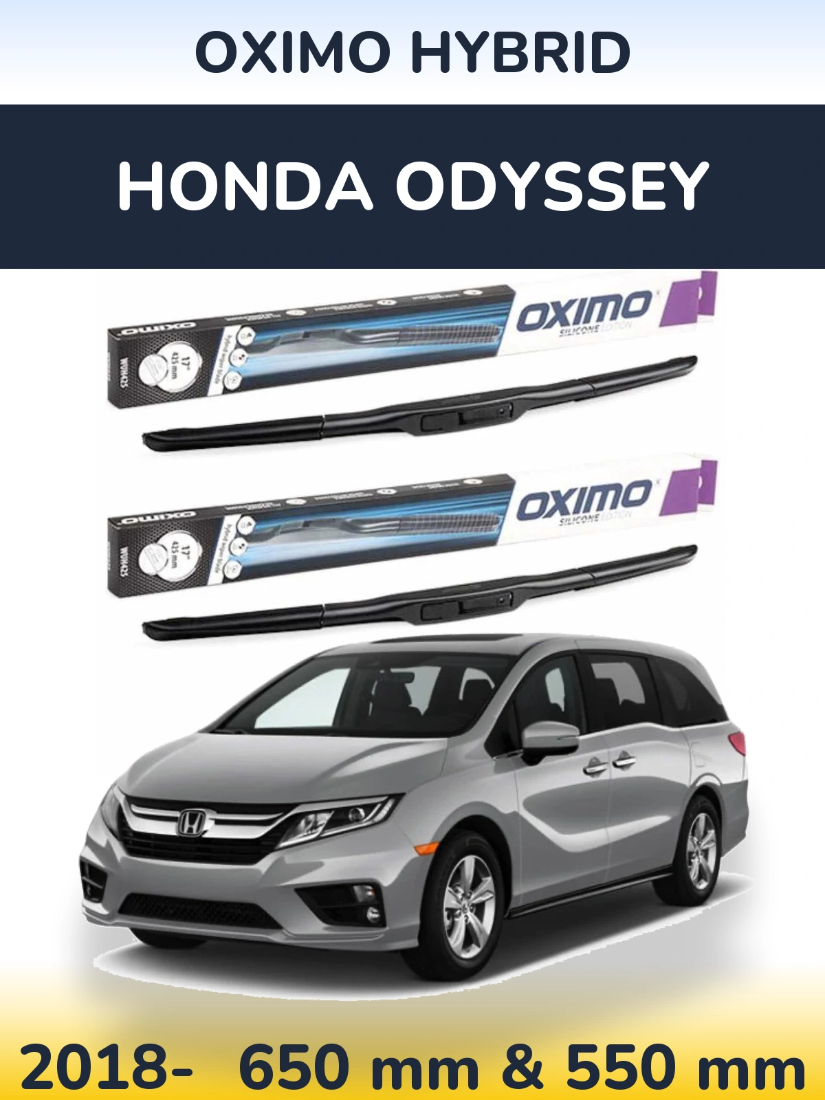 Ștergătoare Oximo Hybrid pentru Honda Odyssey