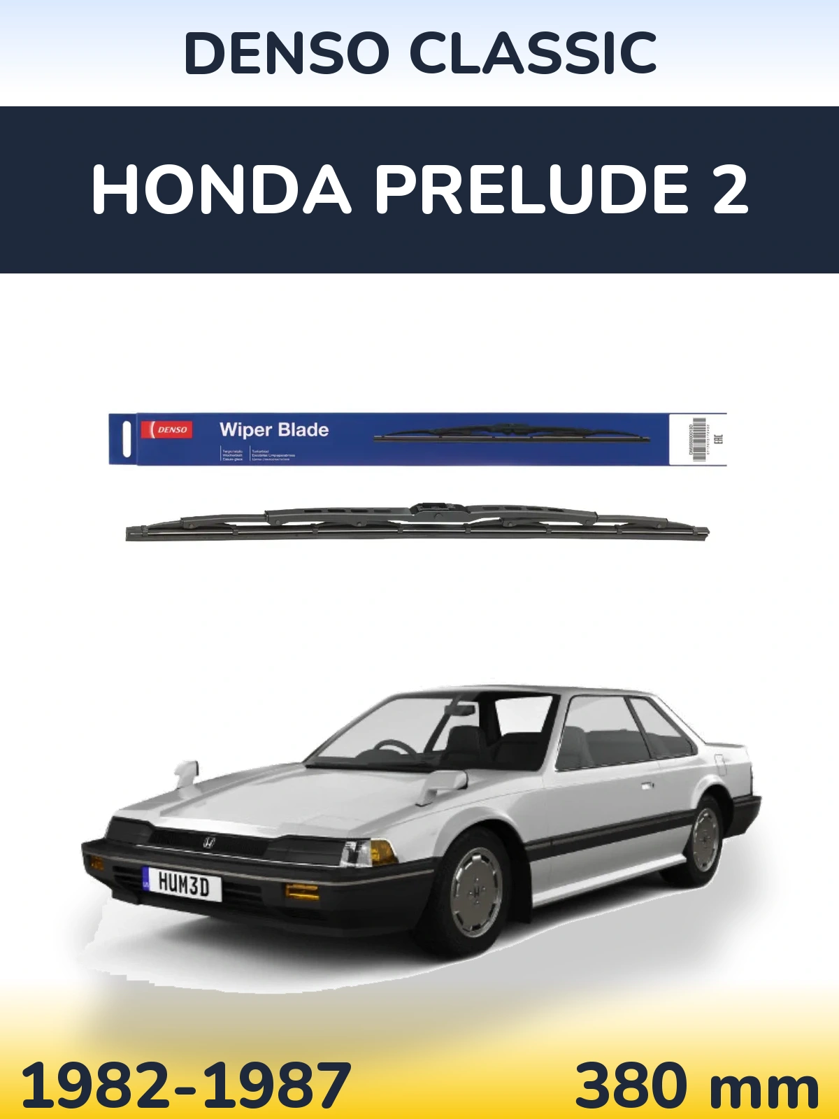 Ștergătoare Denso Classic pentru Honda Prelude 2