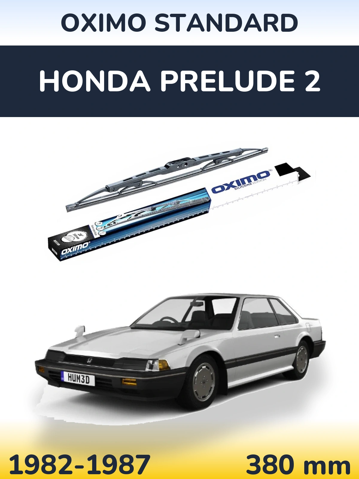 Ștergătoare Oximo Standard pentru Honda Prelude 2