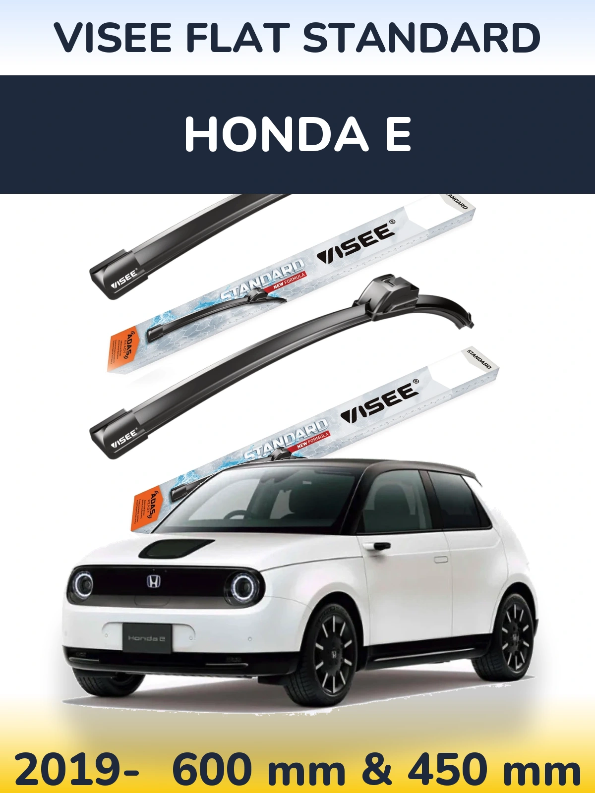 Ștergătoare VISEE FLAT STANDARD pentru Honda E